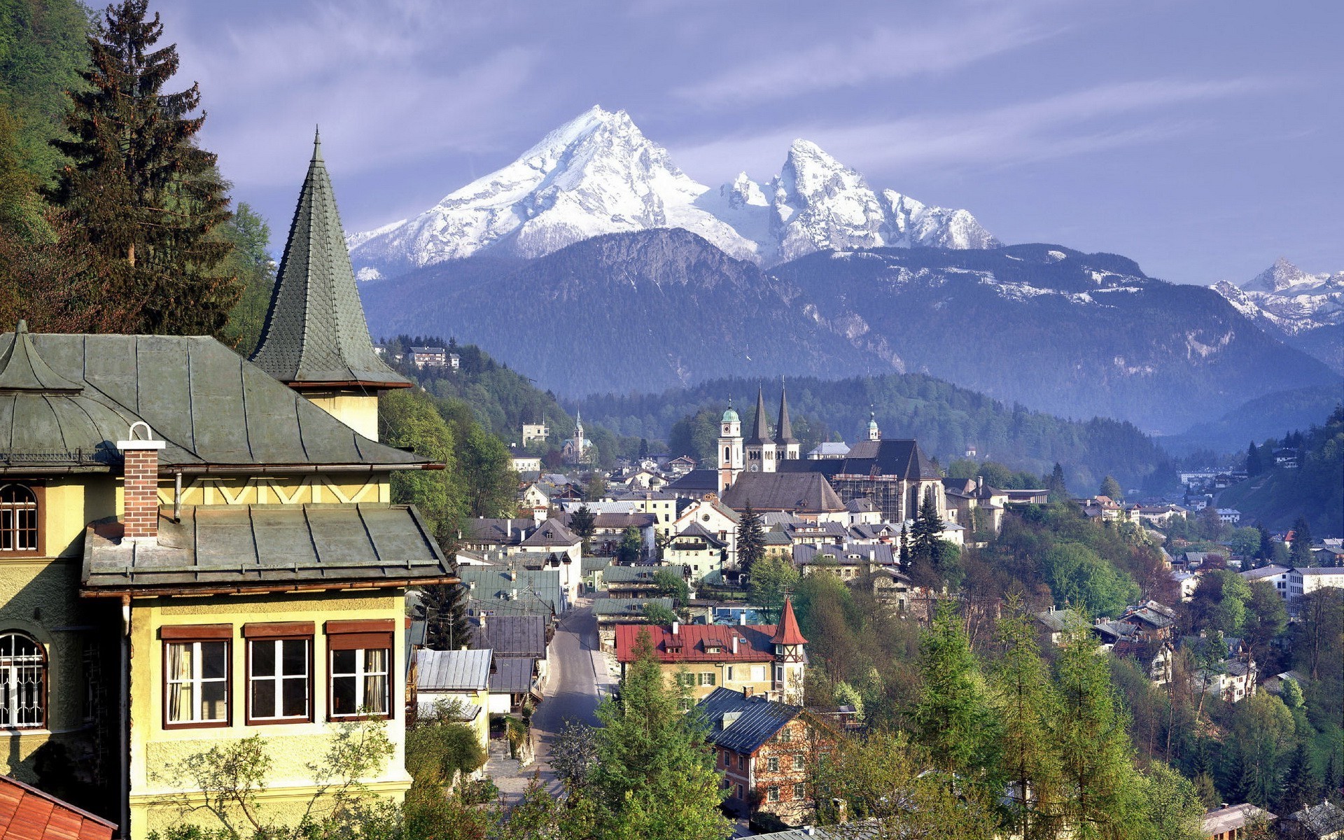 landscape berchtesgaden germany watzmann fall Gallery HD Wallpaper