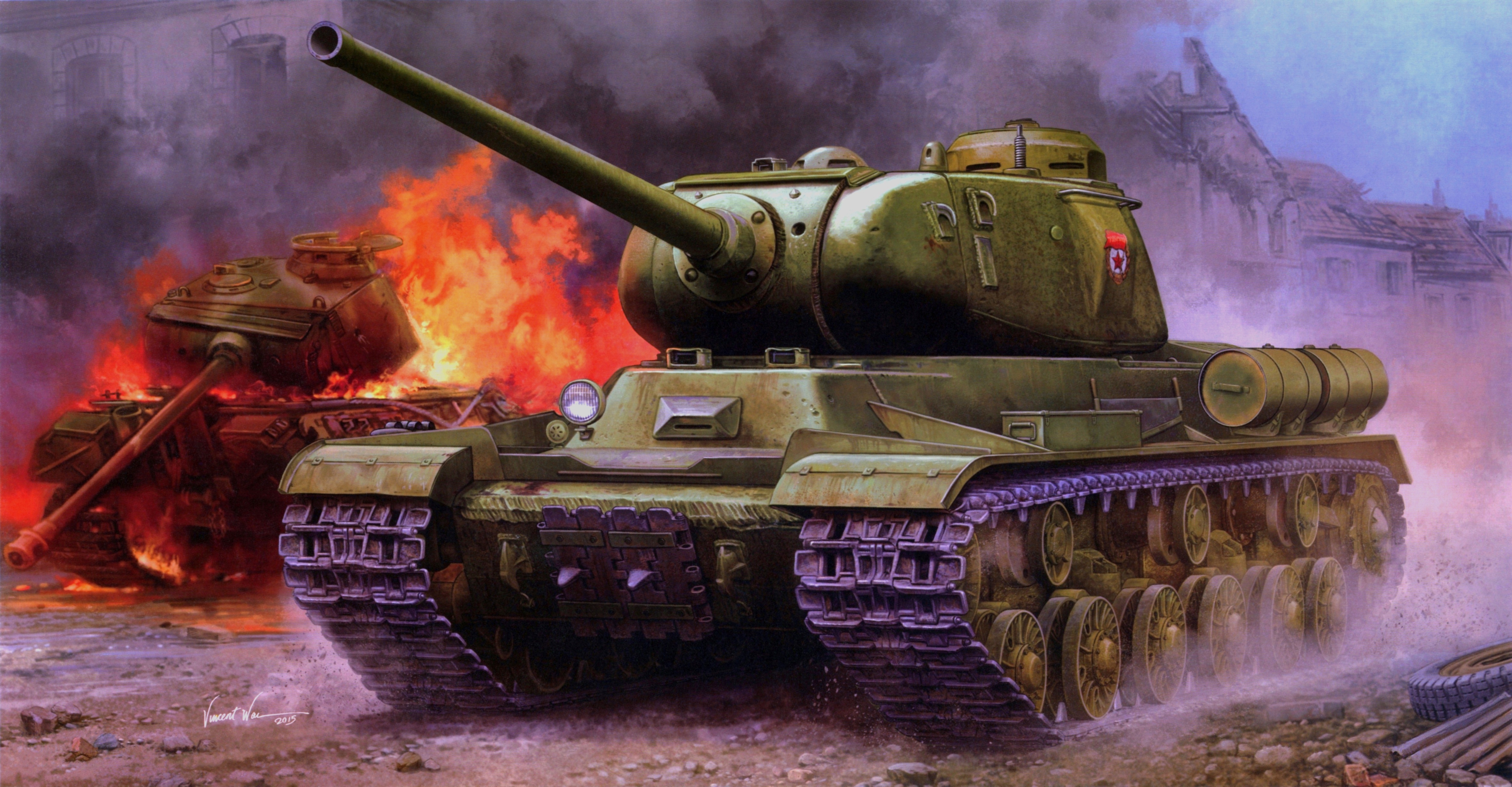IS Tank Family 4K, War, Soviet Union, Tank Gallery HD Wallpaper