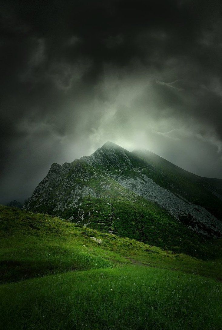 Rainy Hill STOCK by *wyldraven. Best nature wallpaper, Nature wallpaper, Natural landmarks