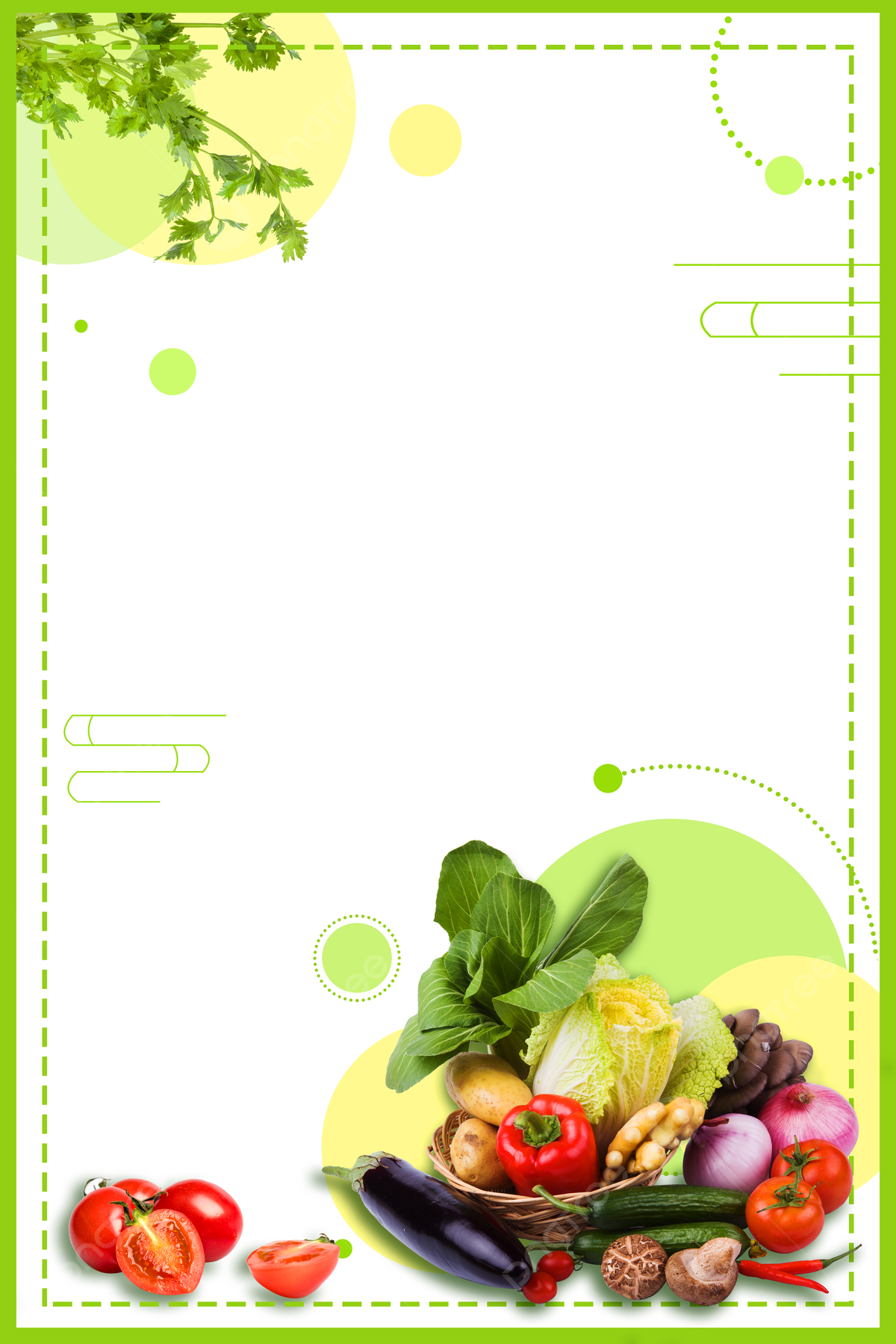 Small Fresh Green Healthy Food Background Wallpaper Image For Free Download