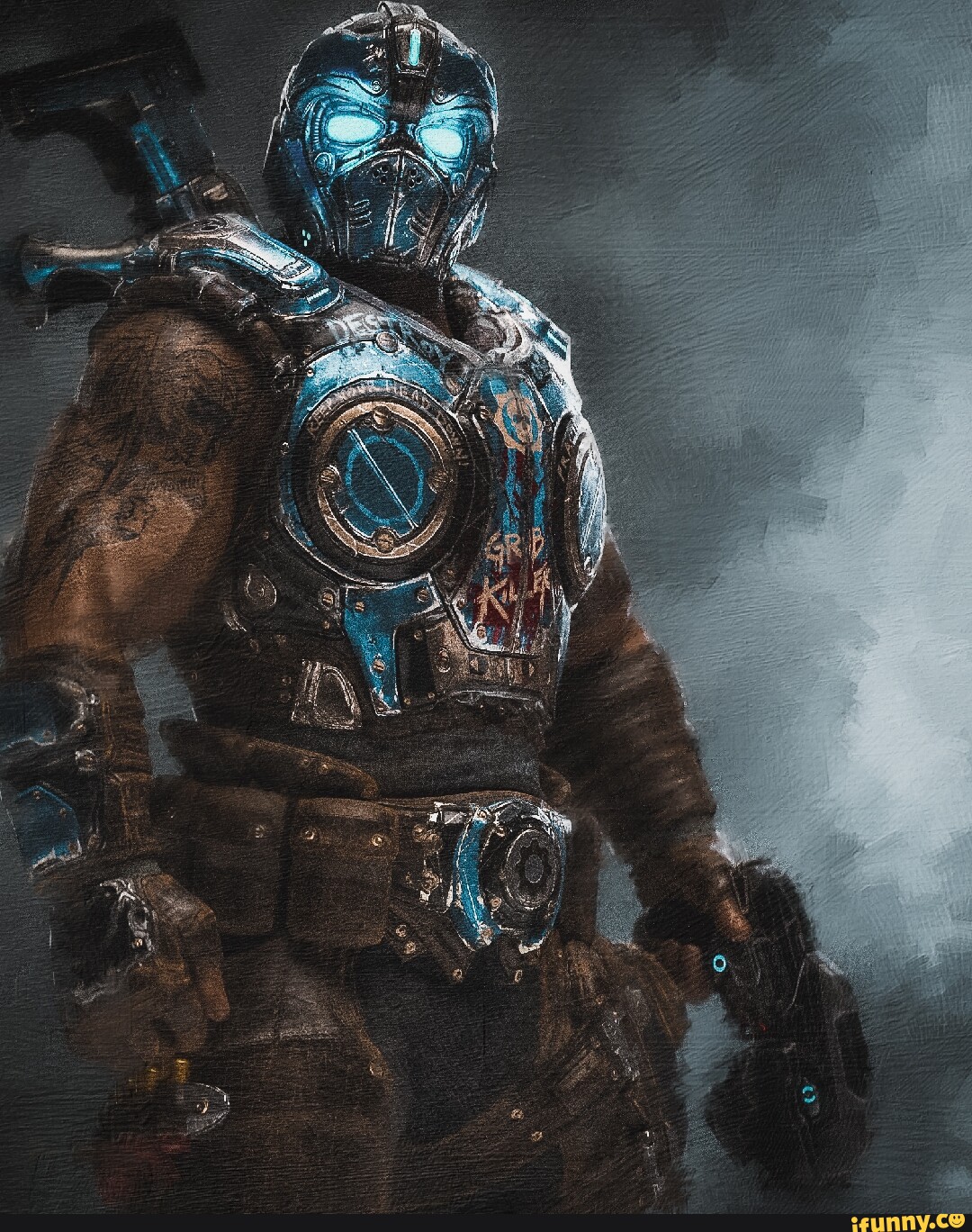 Gears of War Anthony Carmine Mobile Wallpaper by Mainboy-UK on DeviantArt