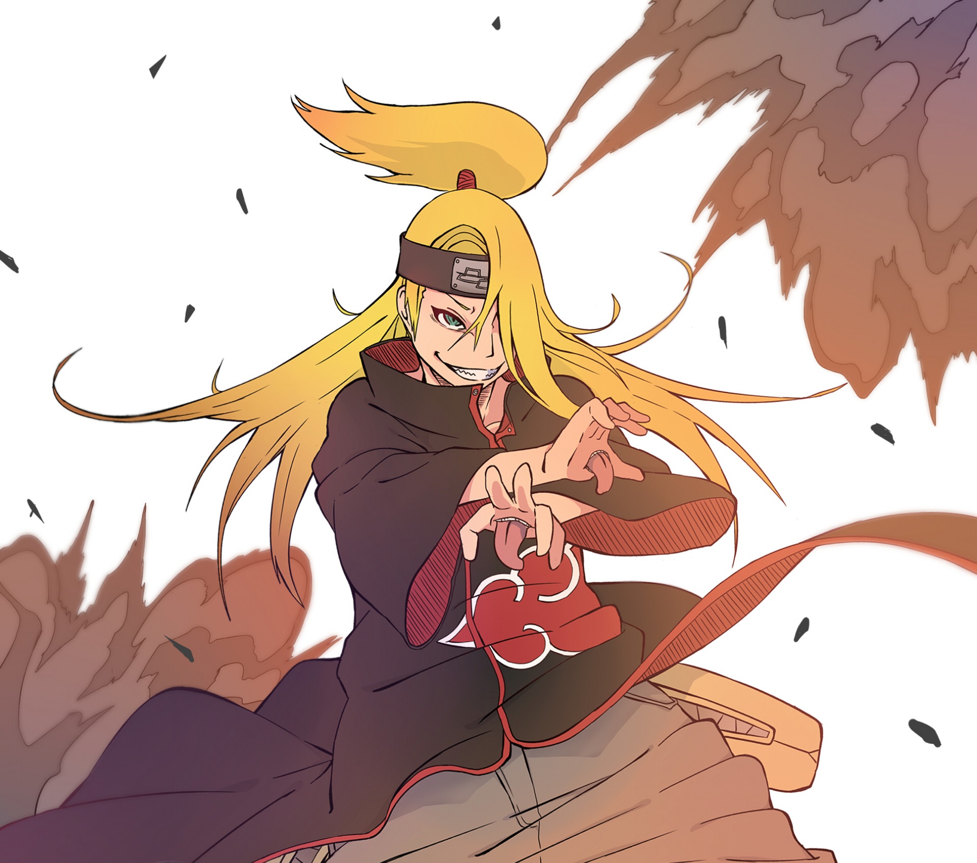 HD desktop wallpaper: Anime, Naruto, Akatsuki (Naruto), Deidara (Naruto) download free picture