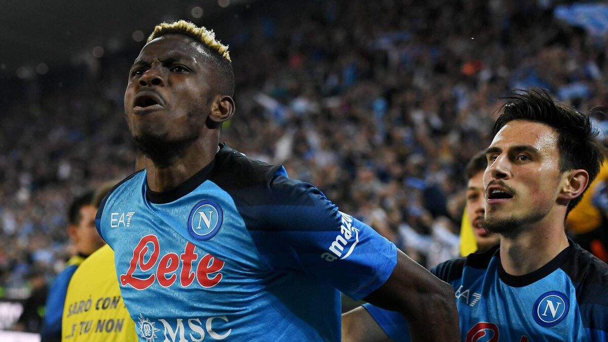 Napoli Win First Serie A Title For 33 Years After Osimhen Earns 1 1 Draw