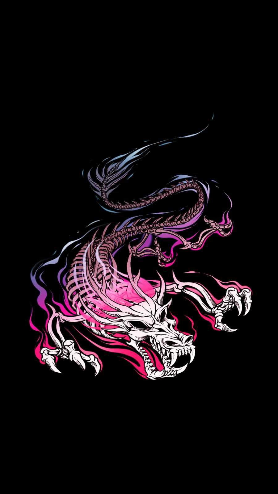 Chinese Skull Dragon IPhone Wallpaper Wallpaper, iPhone Wallpaper