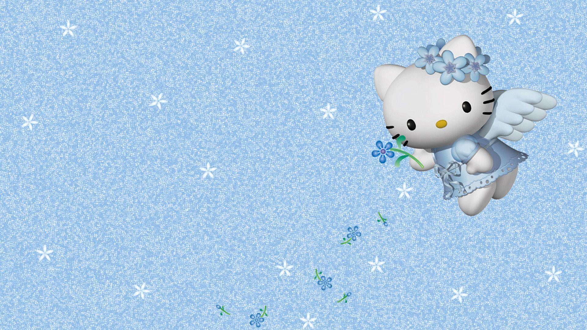 Free download Blue Hello Kitty Wallpaper [1920x1080] for your Desktop, Mobile & Tablet. Explore Blue Hello Kitty Wallpaper. Hello Kitty Background, Background Hello Kitty, Hello Kitty Background