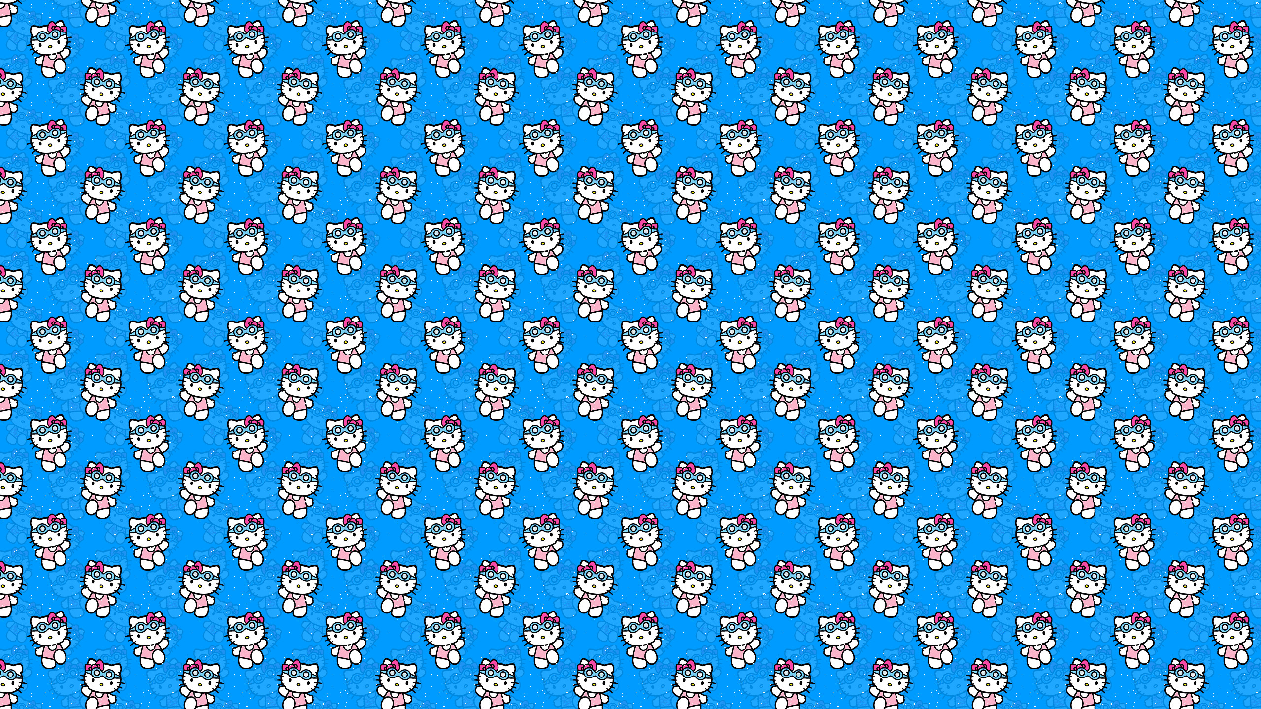 Blue Hello Kitty Wallpaper