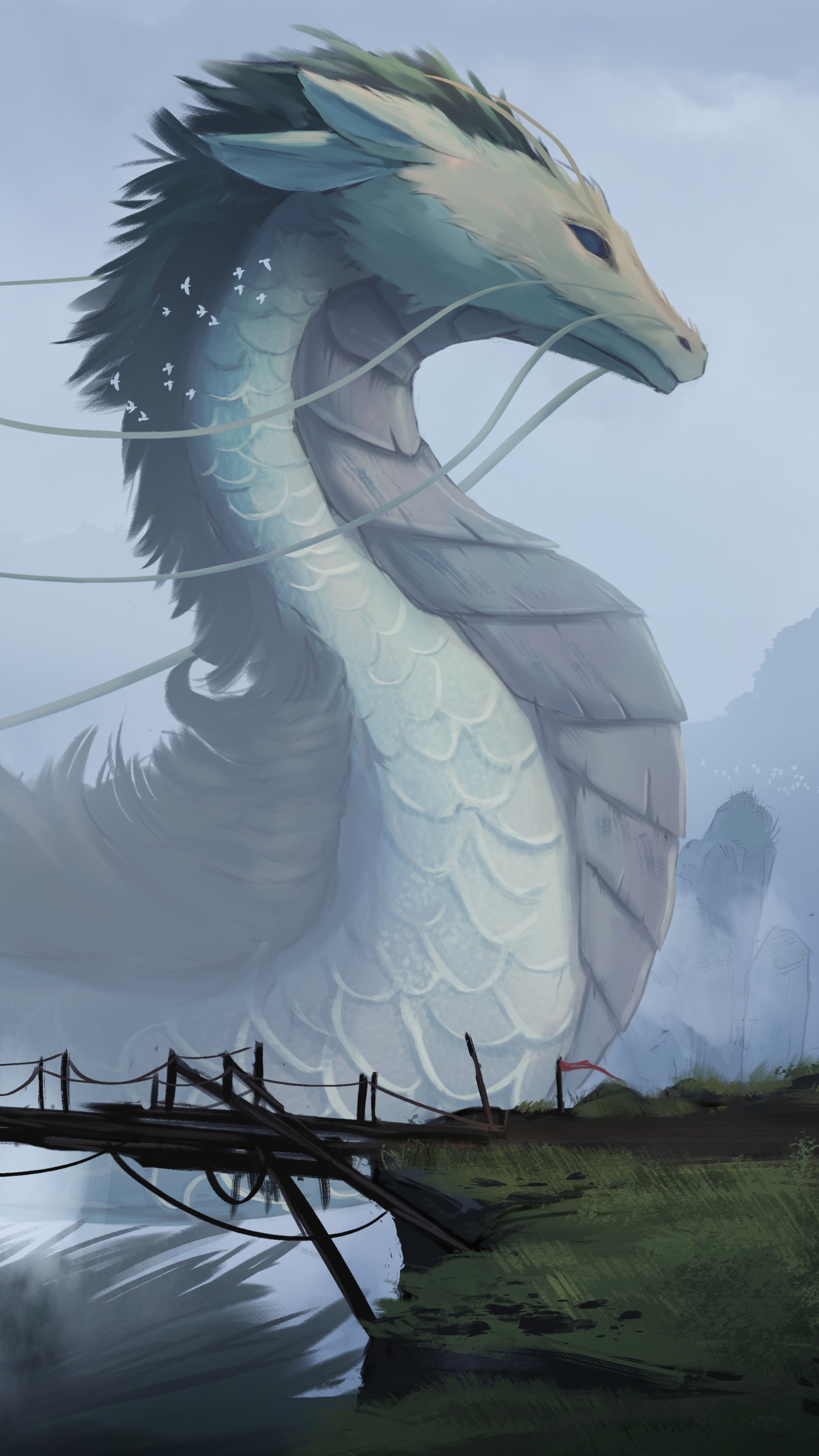 Wallpaper / Fantasy Dragon Phone Wallpaper, Chinese Dragon, 1440x2560 free download