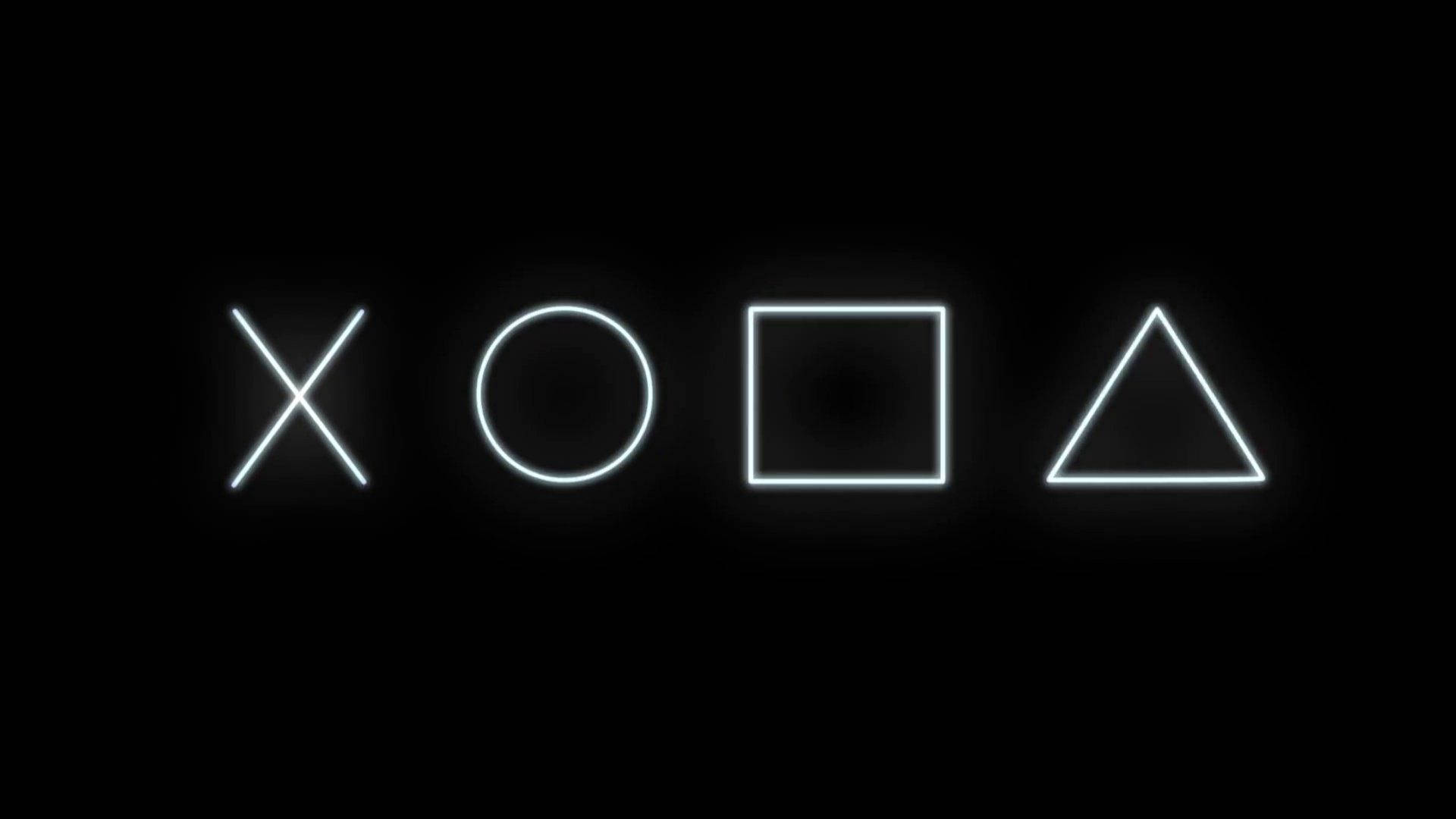 Download PS4 Logo Minimalist Buttons Wallpaper