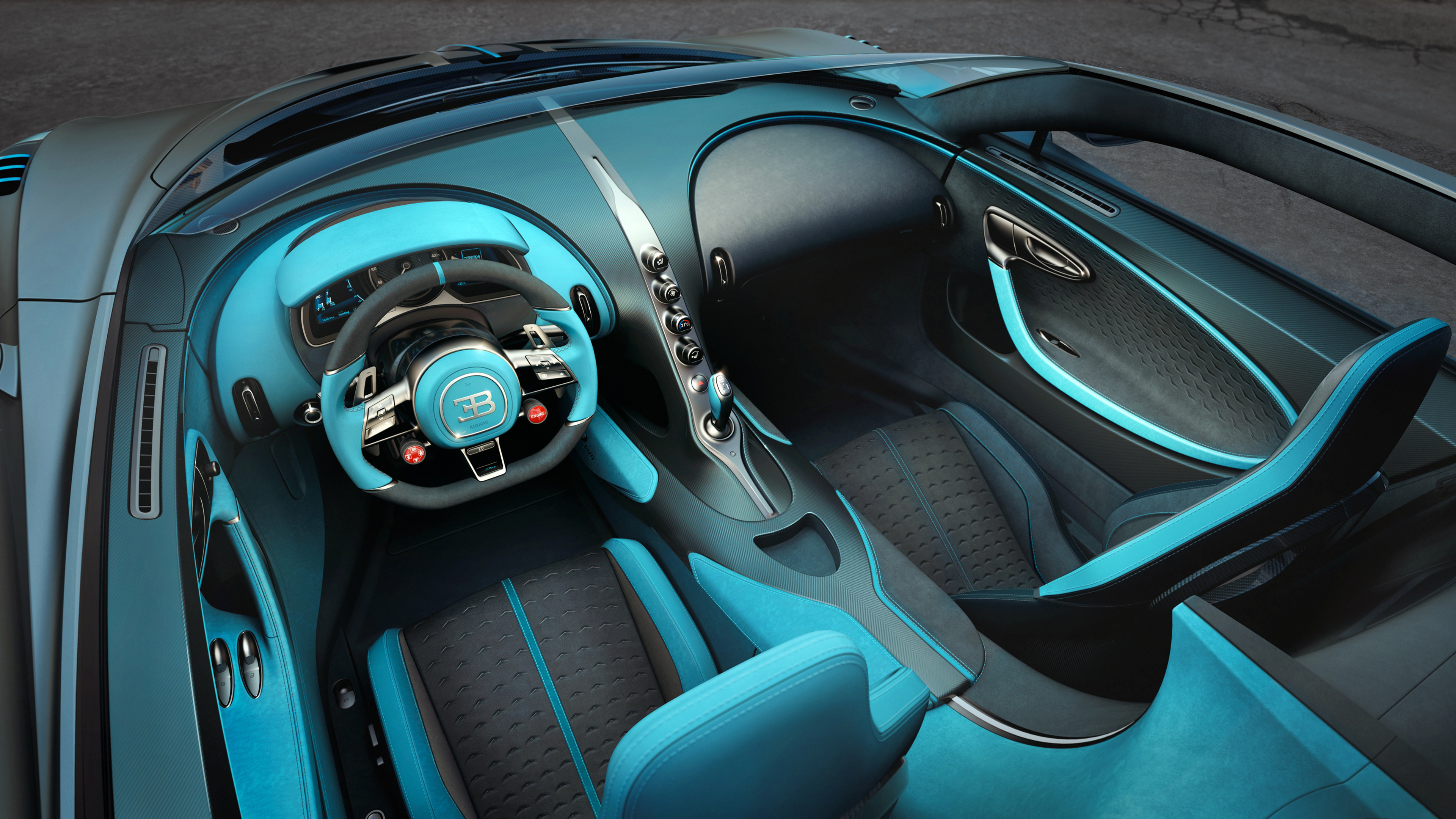 Wallpaper 4k Bugatti Divo Interior 4k Wallpaper