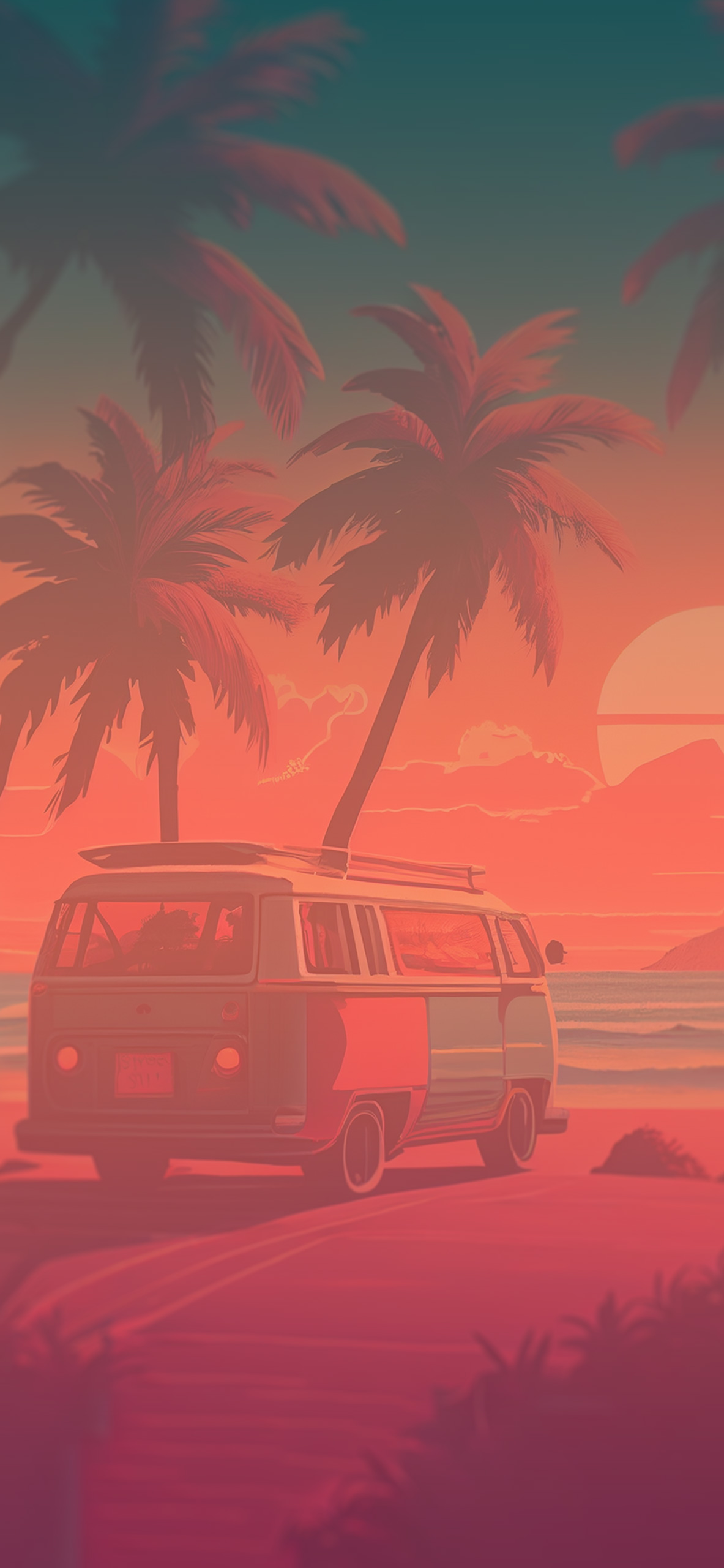 Summer Beach Van Wallpapers - Wallpaper Cave