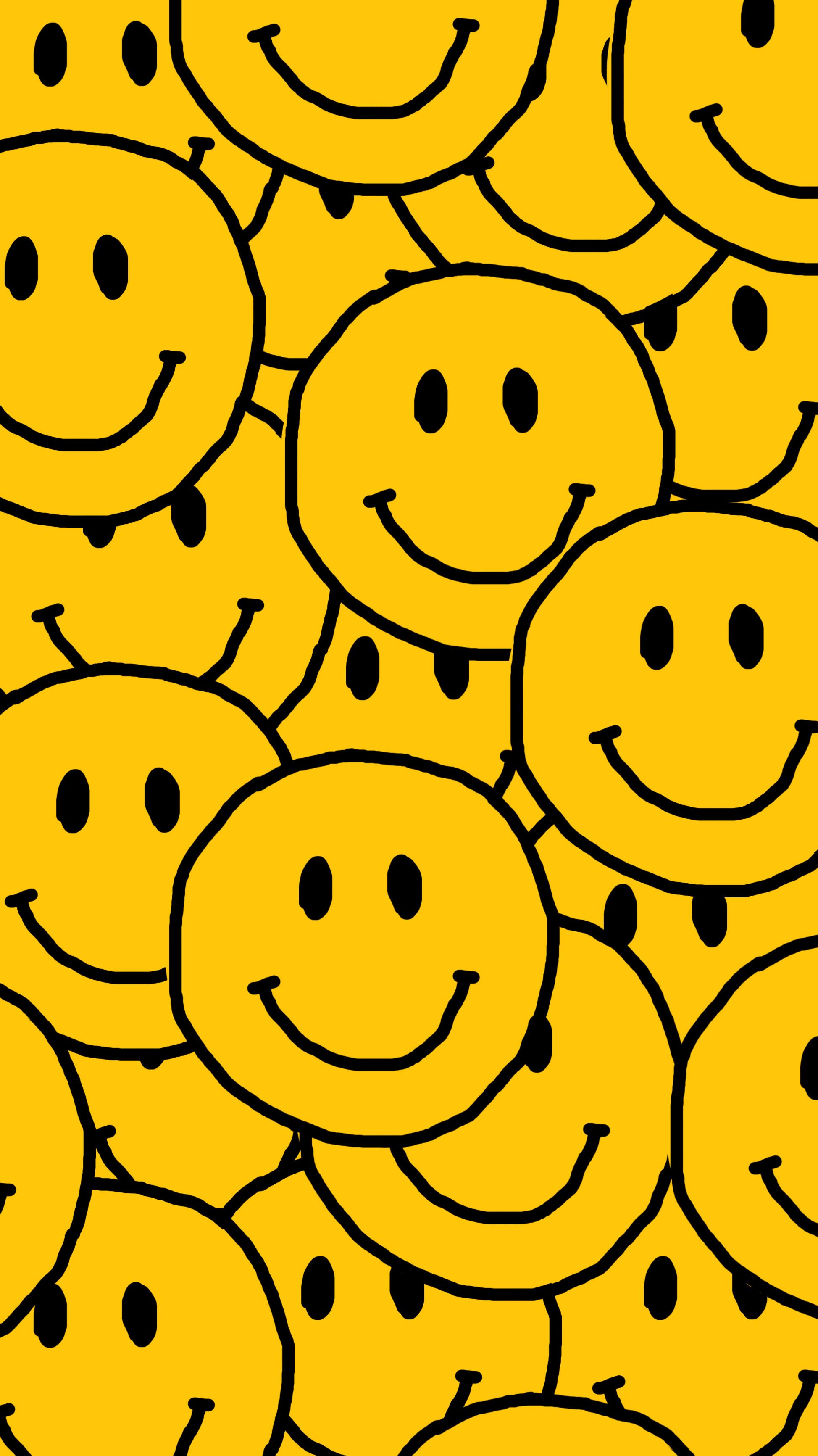 Yellow Smiley Face Wallpaper