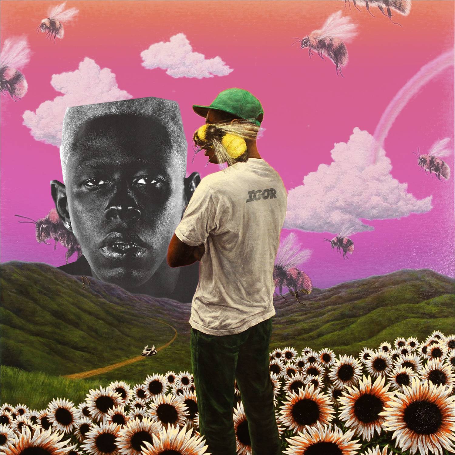 I combined the album covers of my 2 favorite Tyler, The Creator albums: Flower Boy and IGOR