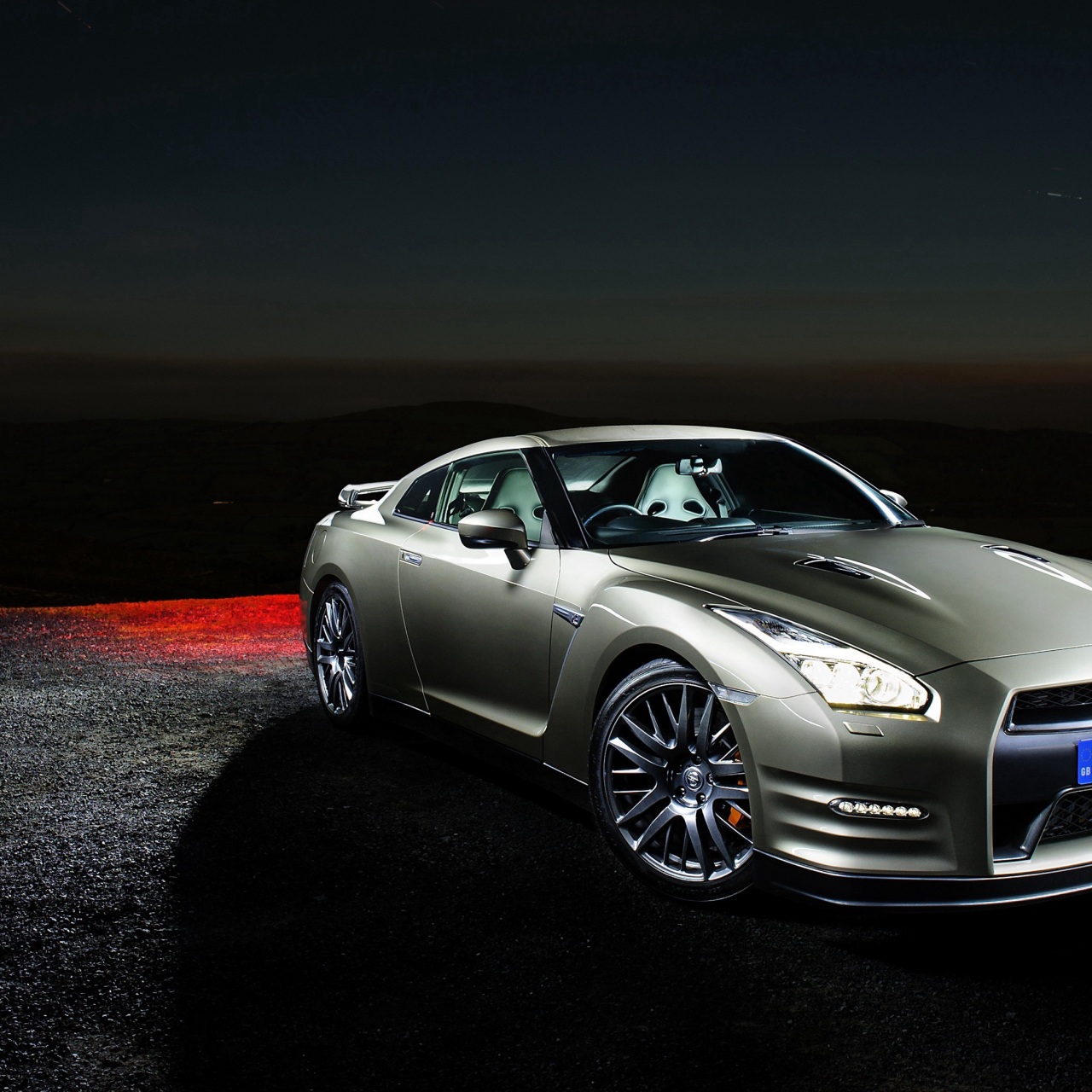 Wallpaper 4k Nissan, Gt R, Side View, Night 4k Wallpaper
