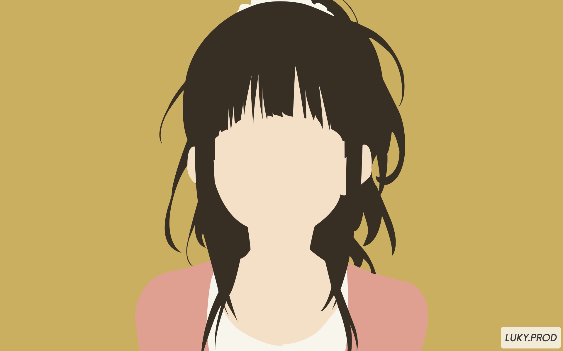 Wallpaper, face, illustration, anime girls, cartoon, hair, mouth, nose, Hyouka, Chitanda Eru, head, hand, Sense, hairstyle, mangaka 1920x1200