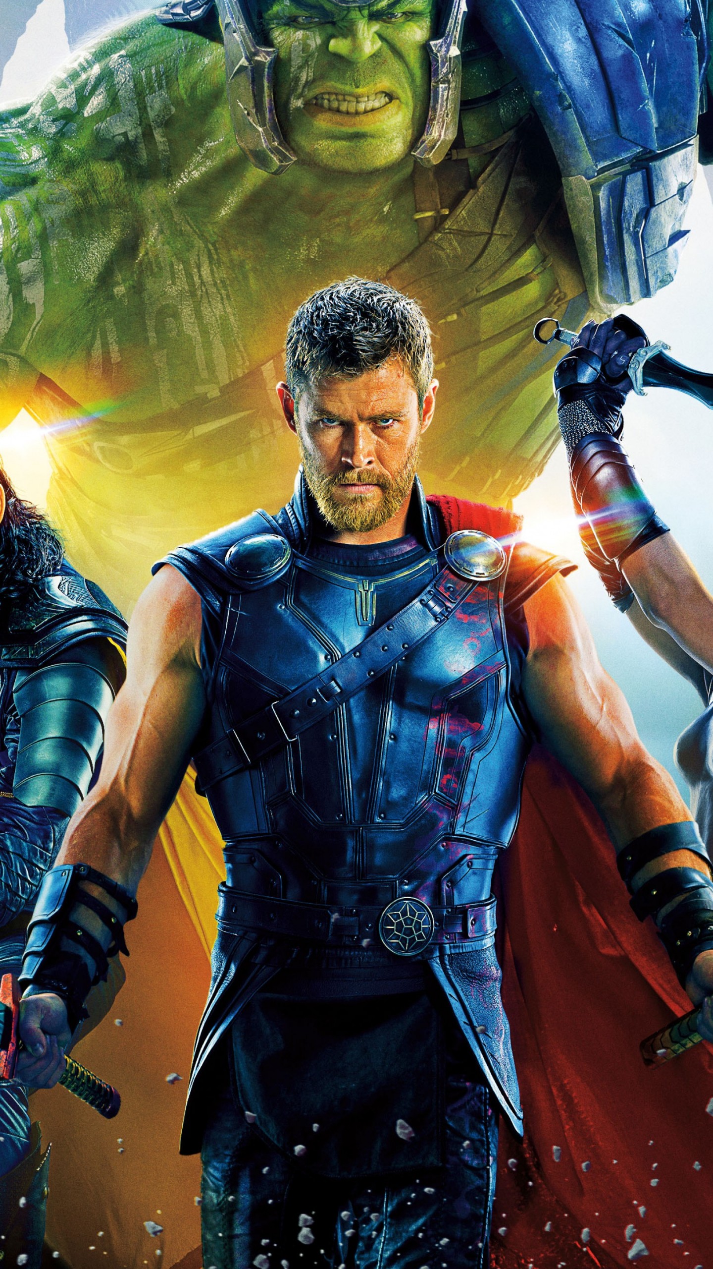 Wallpaper Thor: Ragnarok, Chris Hemsworth, Tom Hiddleston, Tessa Thompson, poster, 5k, Movies
