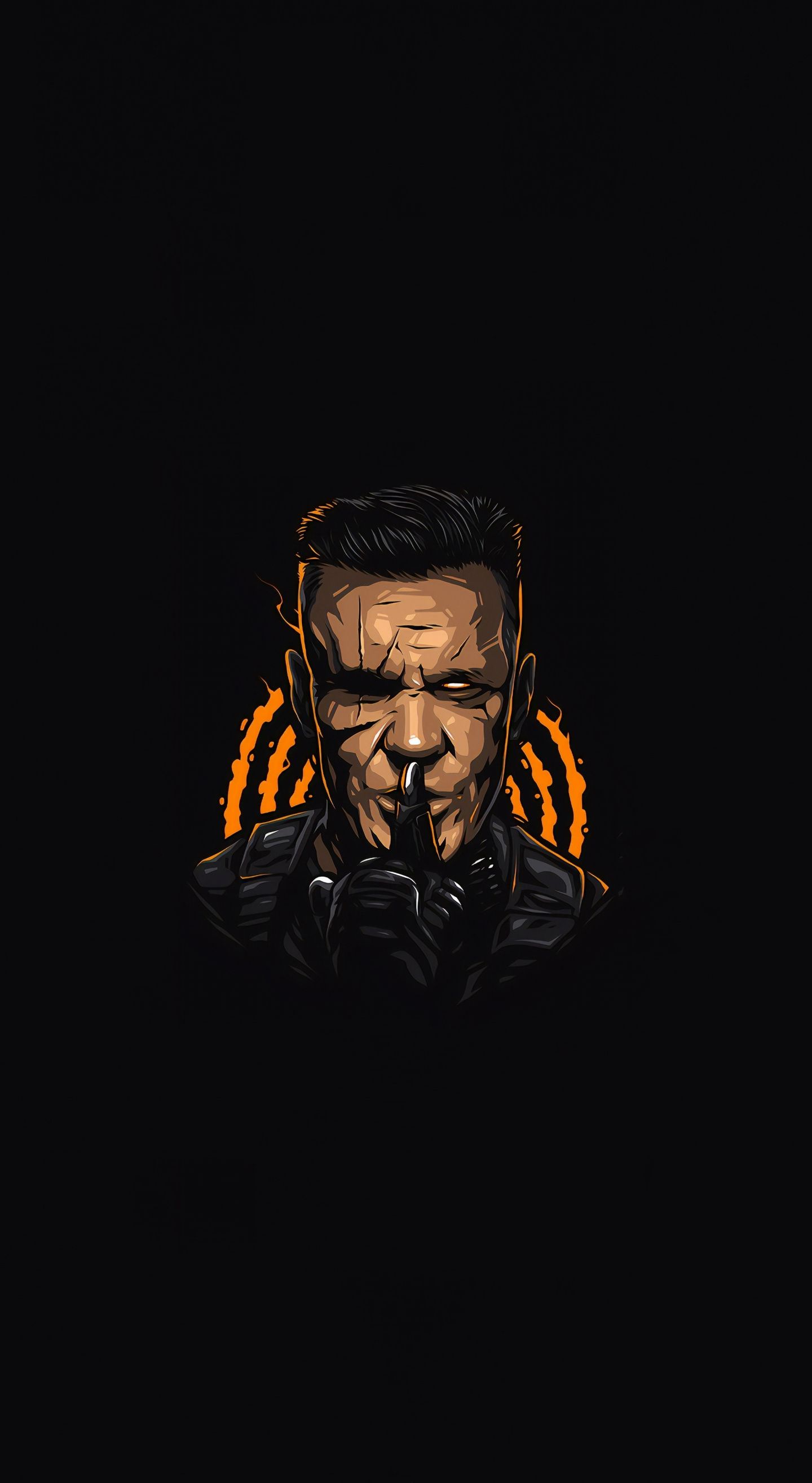 Cable, Deadpool movie, minimal, art wallpaper. Marvel comics wallpaper, Superhero wallpaper, Marvel wallpaper