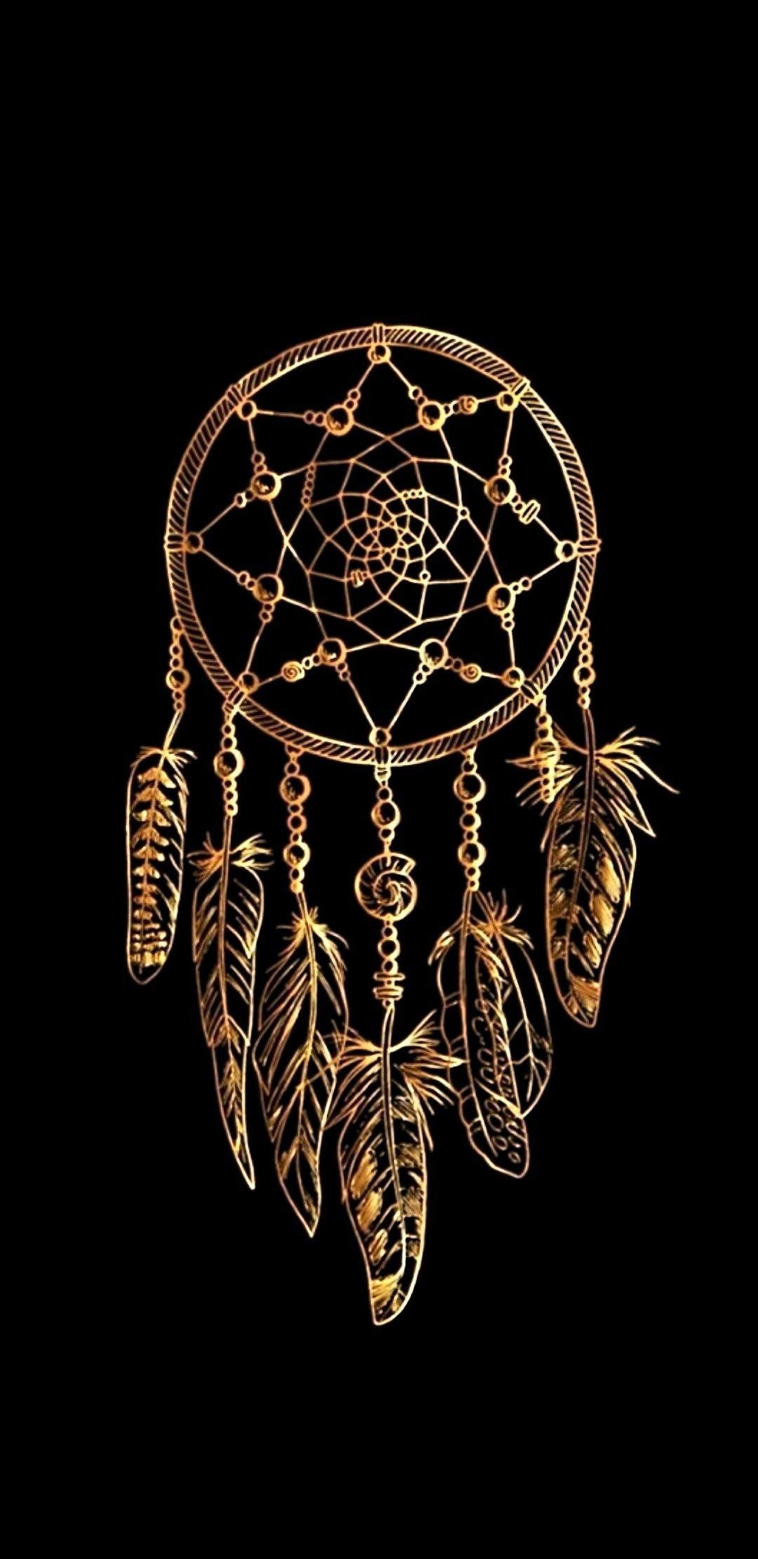 Black Dream Catcher Wallpaper