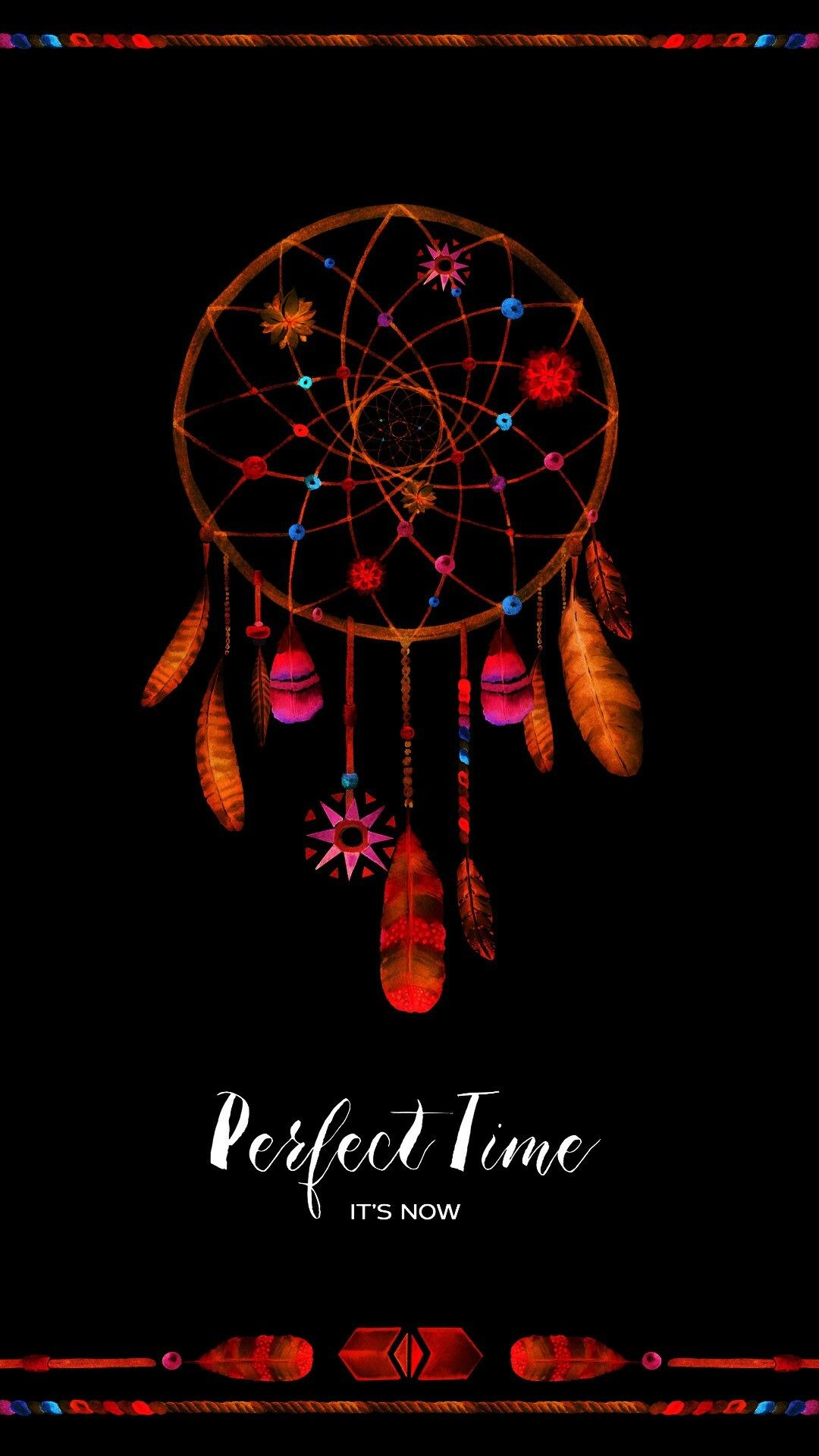 Black Dream Catcher Wallpaper