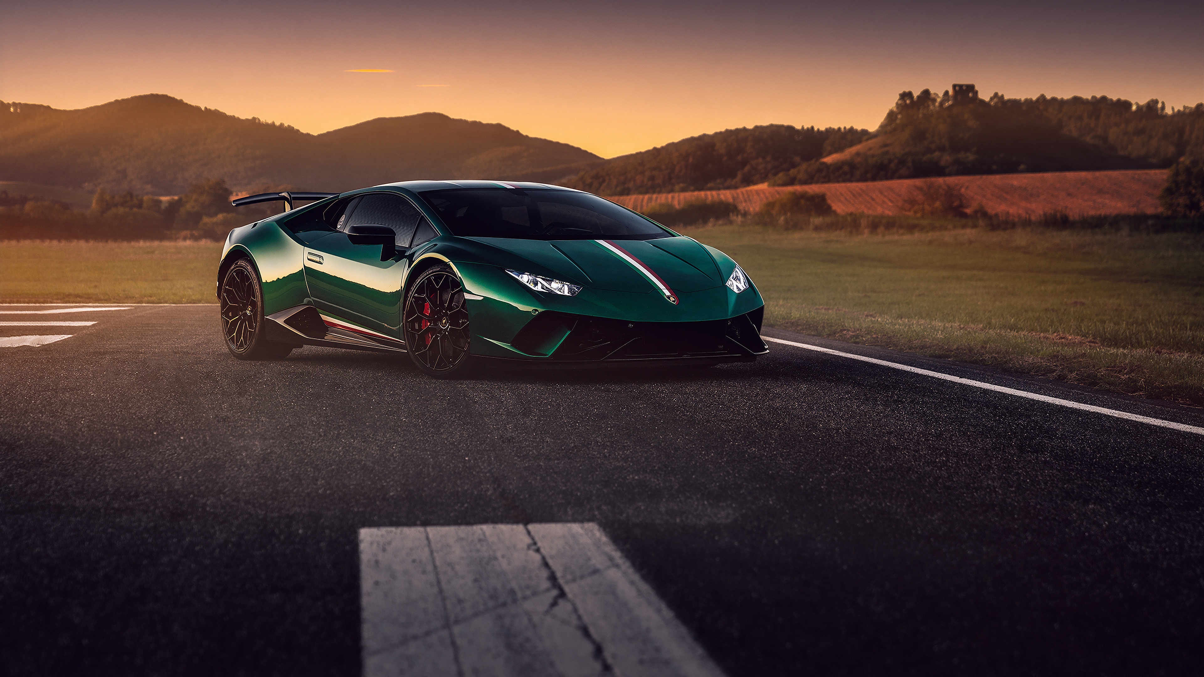 Wallpaper 4k Green Lamborghini Huracan 2019 Wallpaper