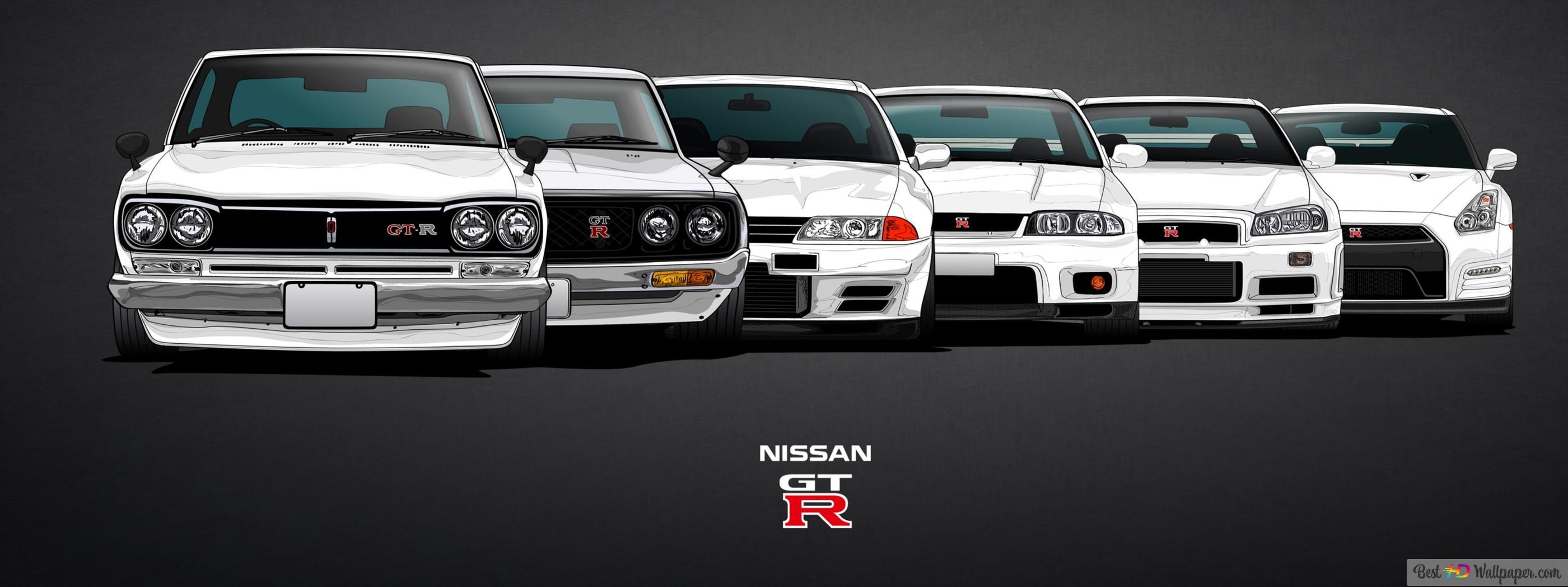 Nissan Skyline Gt R Series 4K Wallpaper Download