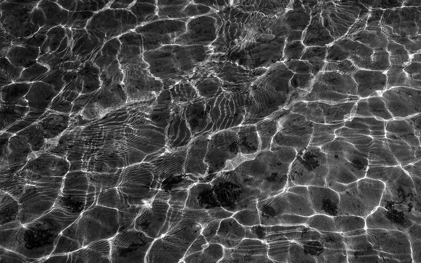 wallpaper for desktop, laptop. ripple water nature wave pattern bw dark