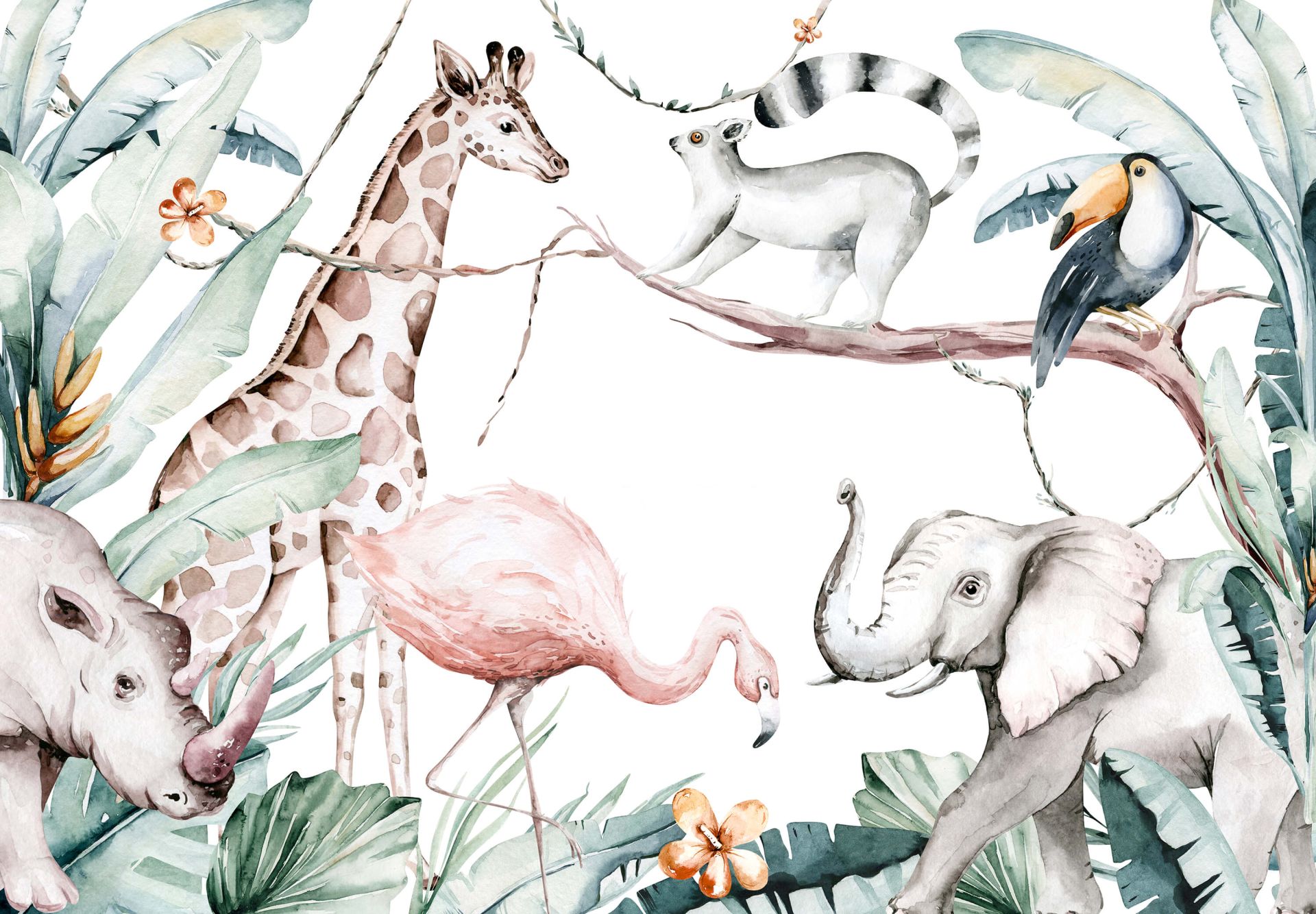 Watercolor Animals Wallpapers - Wallpaper Cave