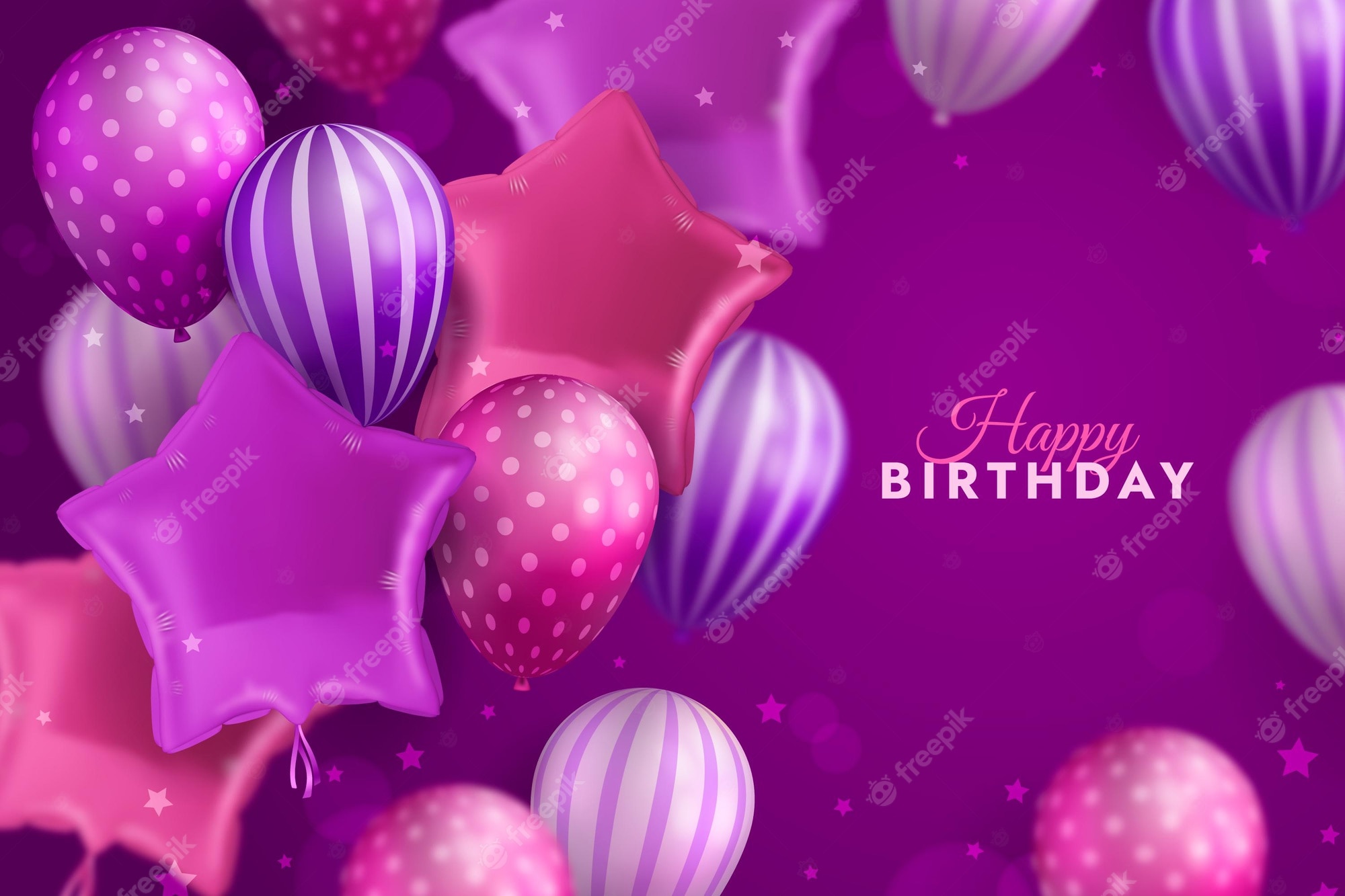 Purple Birthday Image