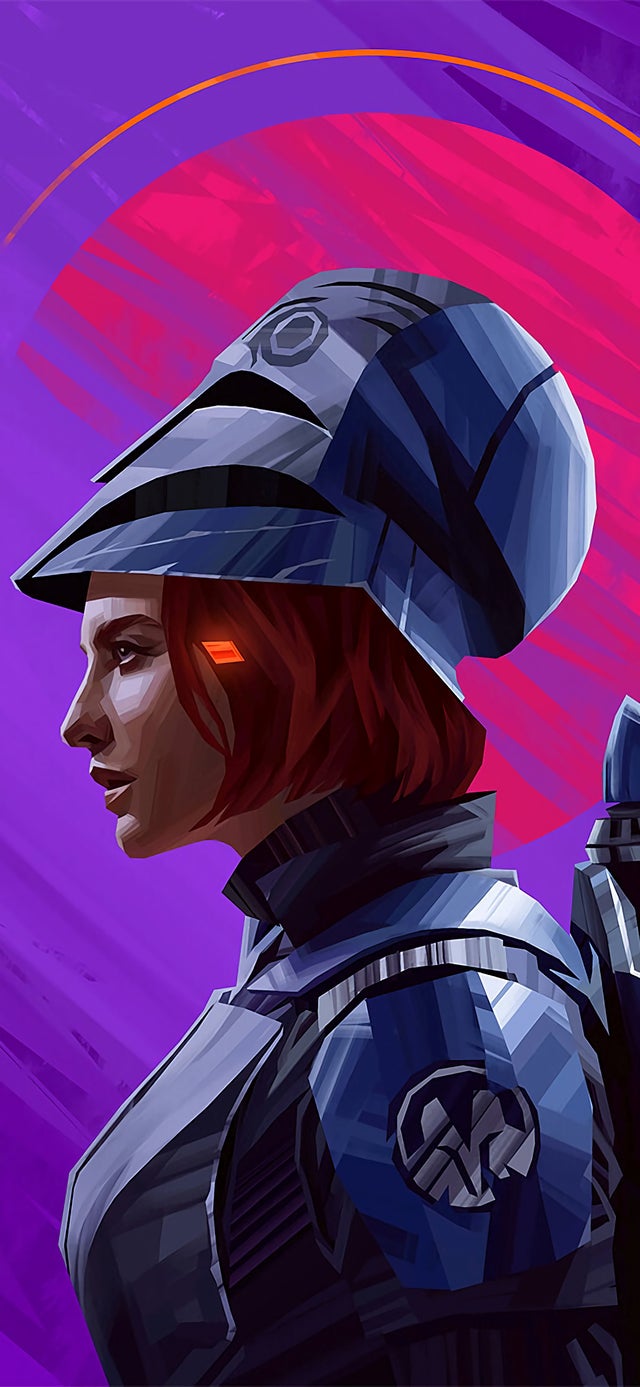 The Mandalorian, Bo Katan Kryze Wallpaper (Olga Tereshenko) [2056x4456]