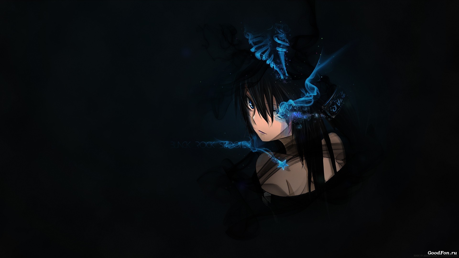 anime, Black Rock Shooter, darkness, screenshot, computer Gallery HD Wallpaper