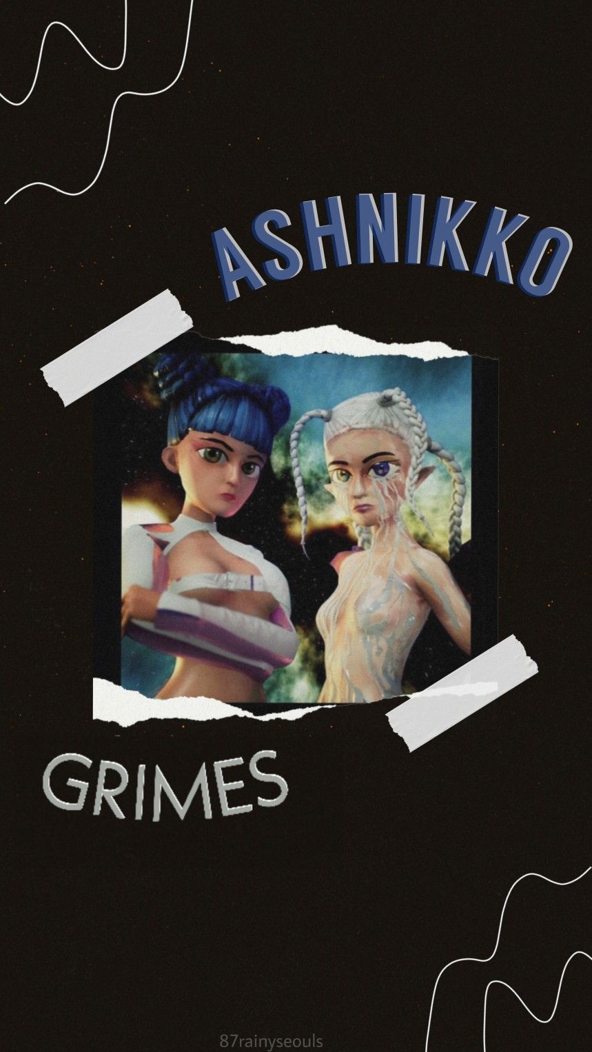 ASHNIKKO. Grimes, Cute art, Blue demon