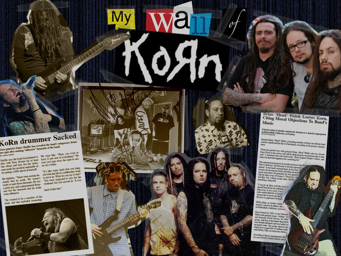 KoRn Collage. Music wallpaper, Korn, Wallpaper