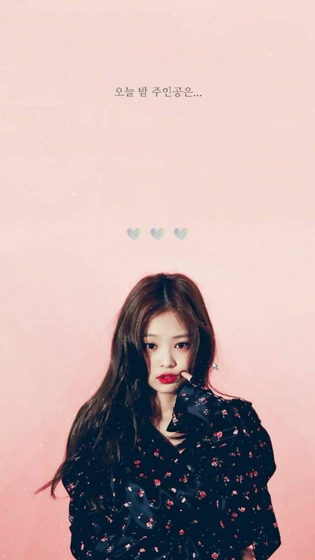 Download Jennie Kim Cute Casual Attire Wallpaper