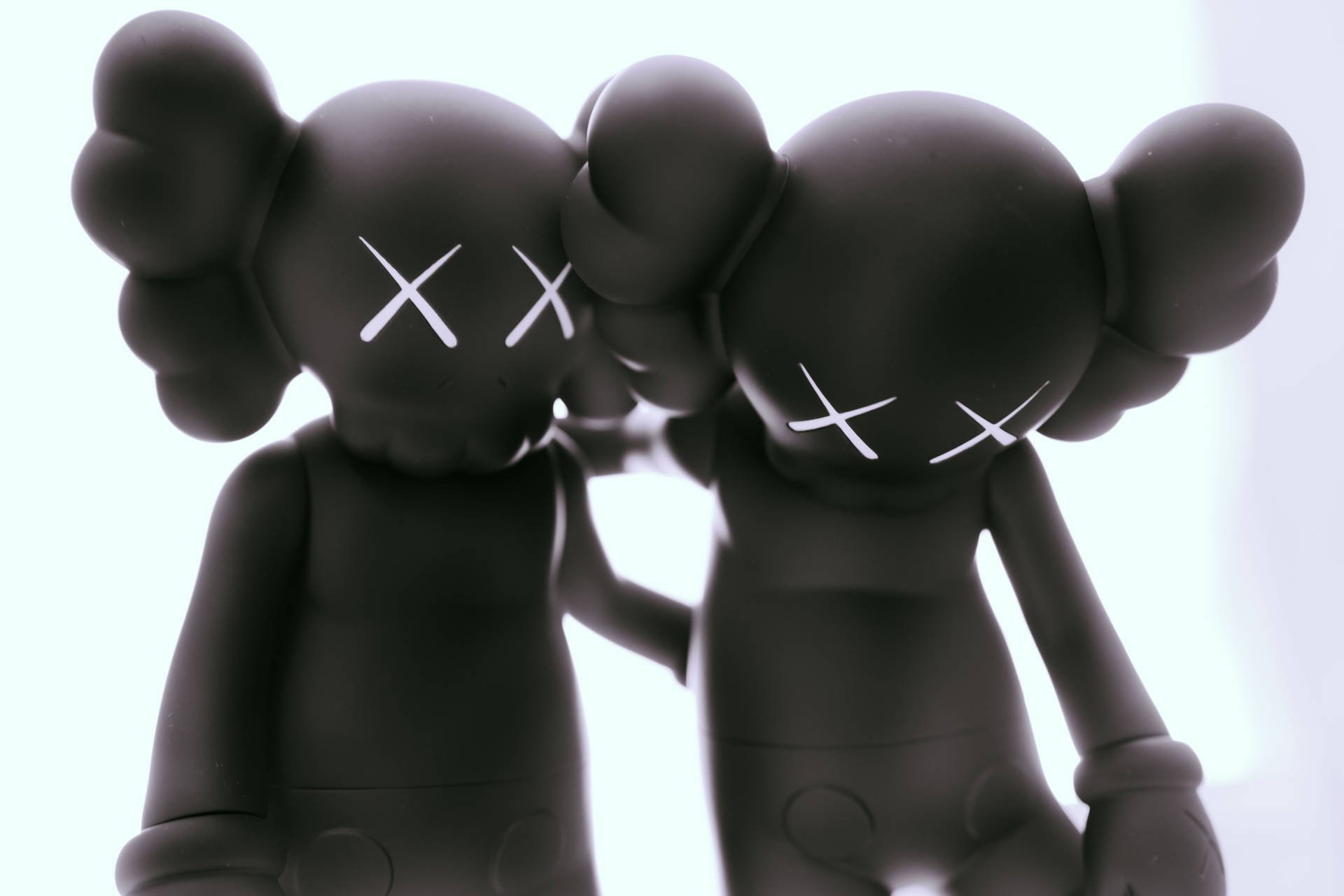 Download Kaws Black Along The Way Wallpaper