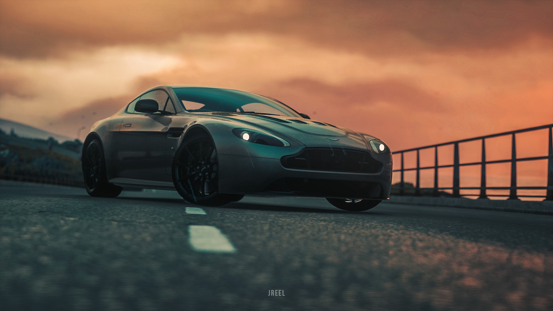 Aston Martin V12 Vantage HD Wallpaper and Background
