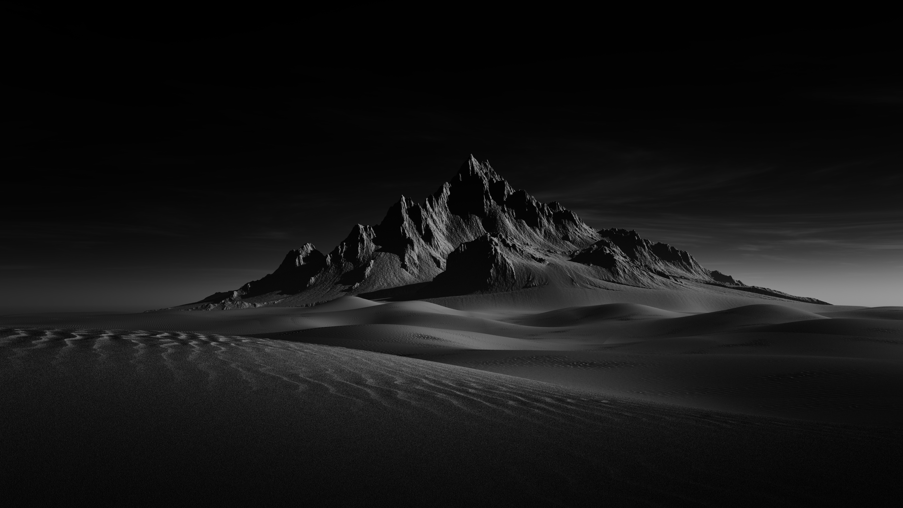 Desert Wallpaper 4K, Doom, Sand Dunes