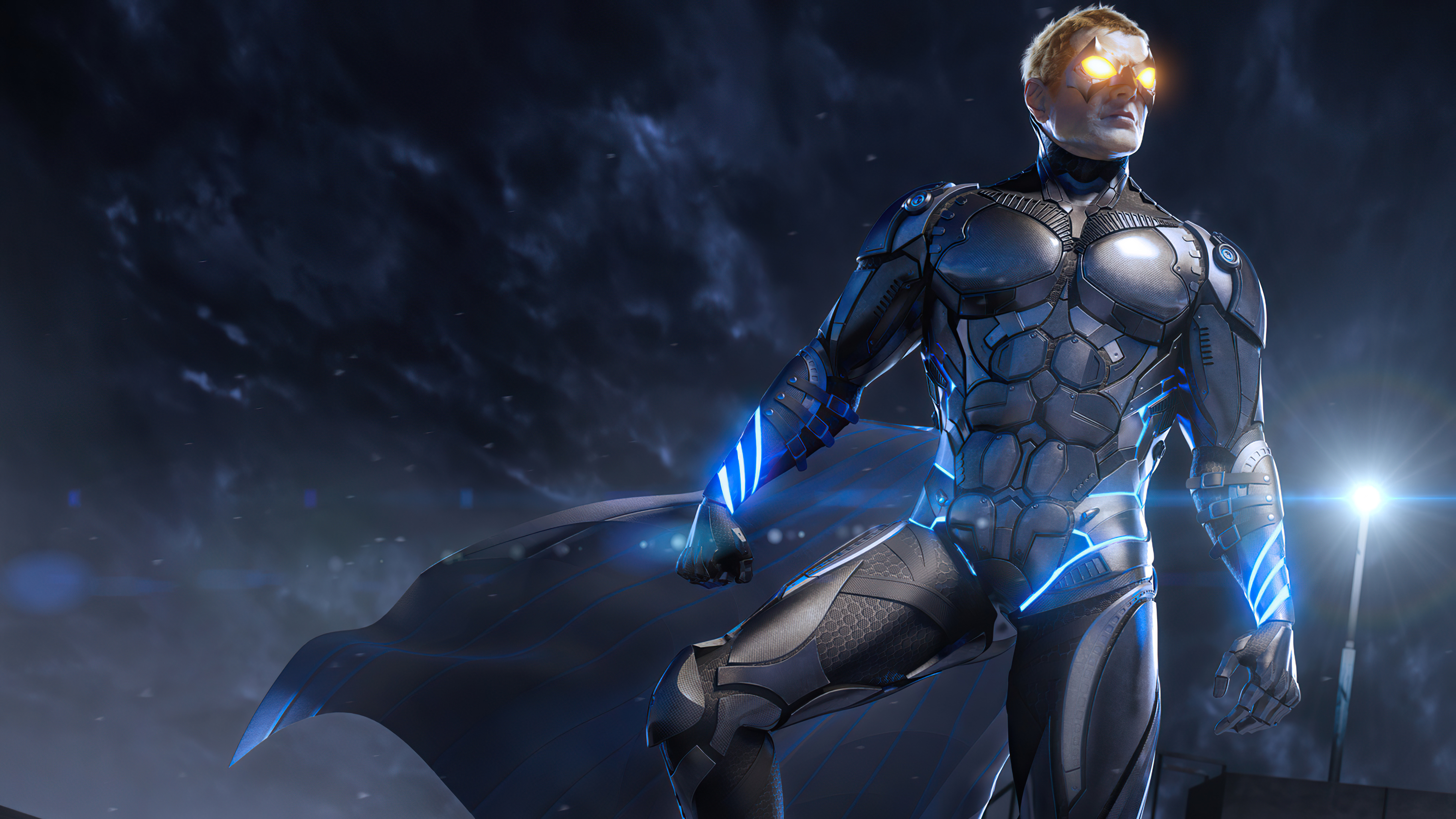Wallpaper 4k City Superhero 4k Wallpaper