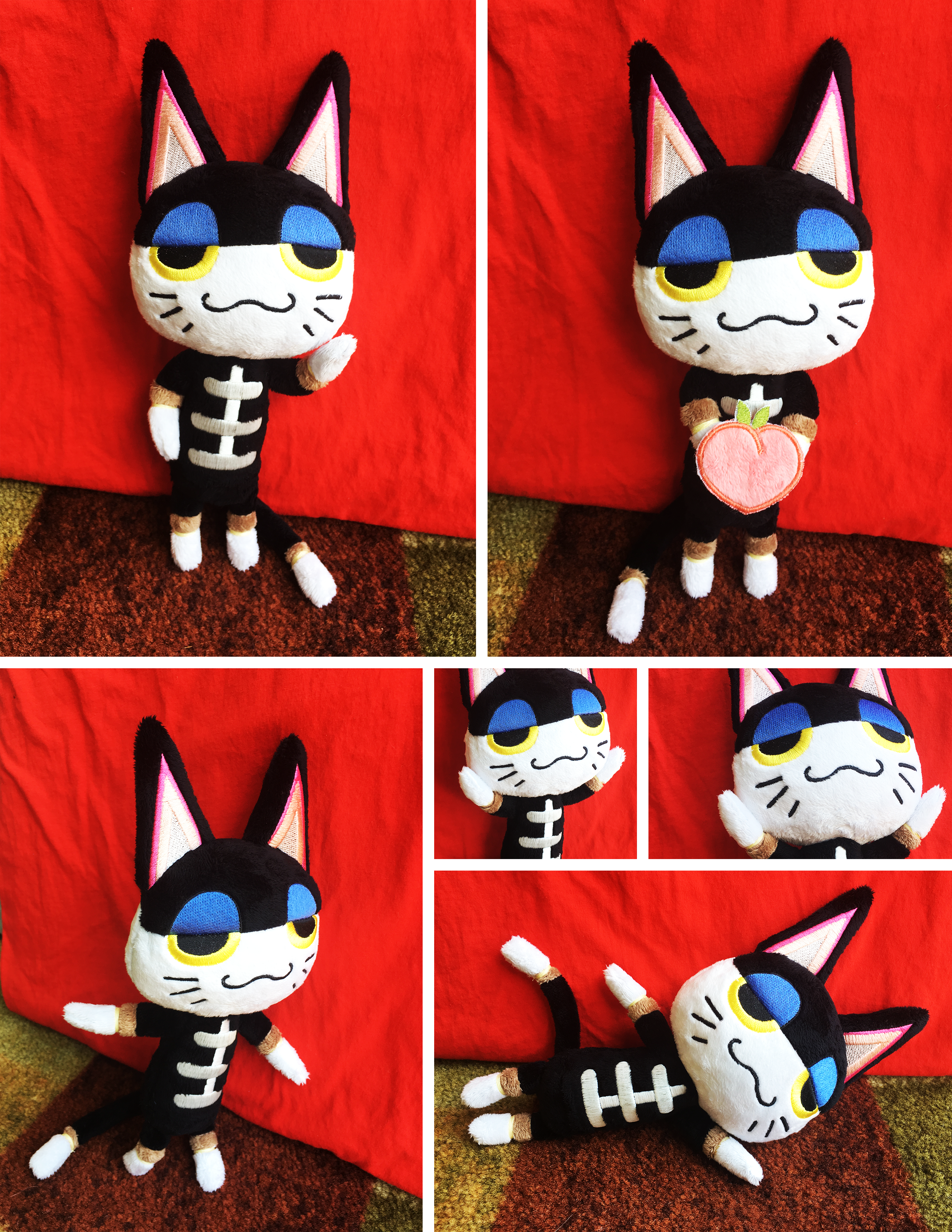 I made a Punchy plush from Animal Crossing today!