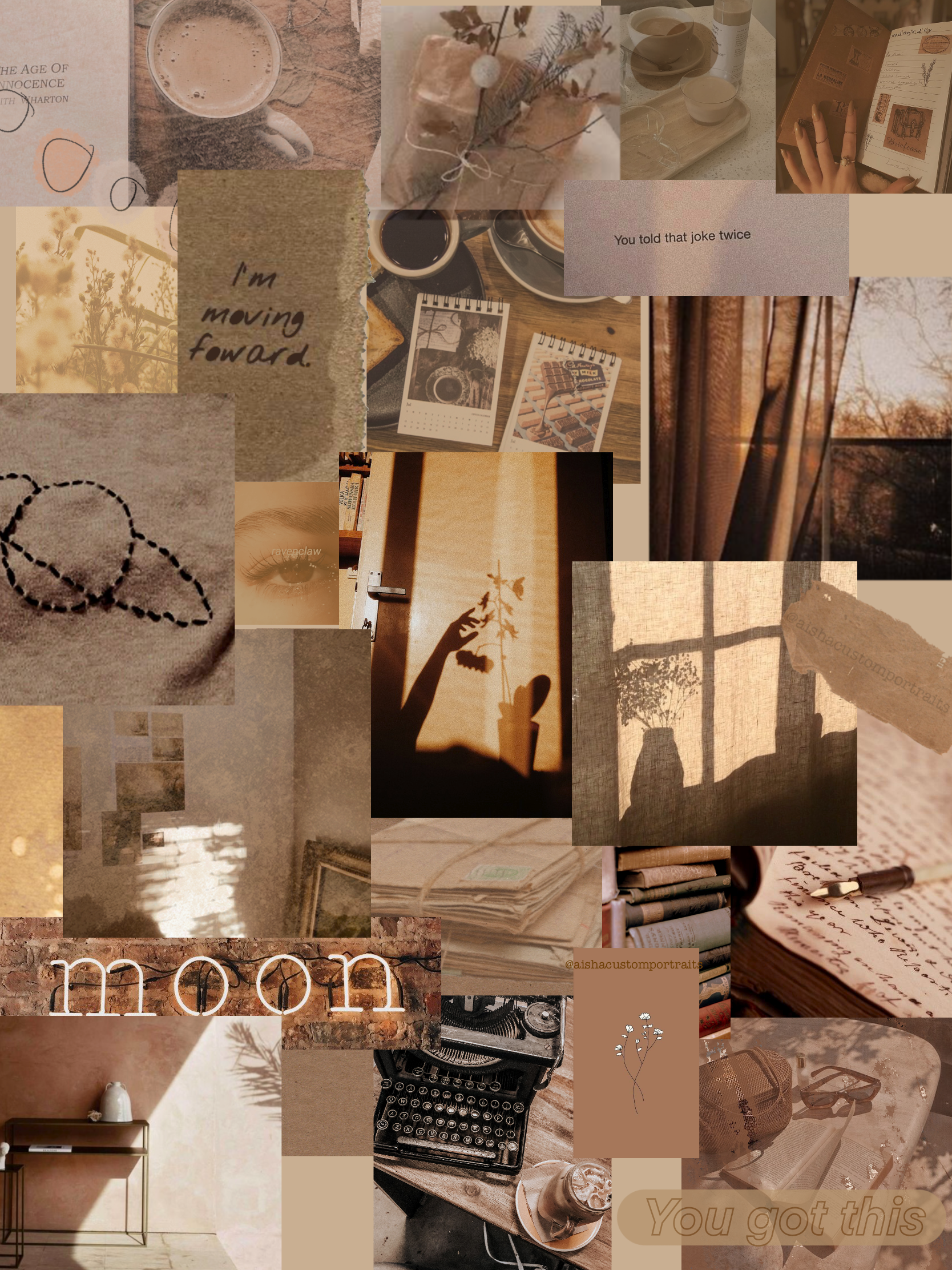 Free download Brown photo collage aesthetic phone cute retrocoolvintage [1668x2224] for your Desktop, Mobile & Tablet. Explore Collage Brown Wallpaper. Collage Background, Brown Wallpaper Background, Brown Wallpaper