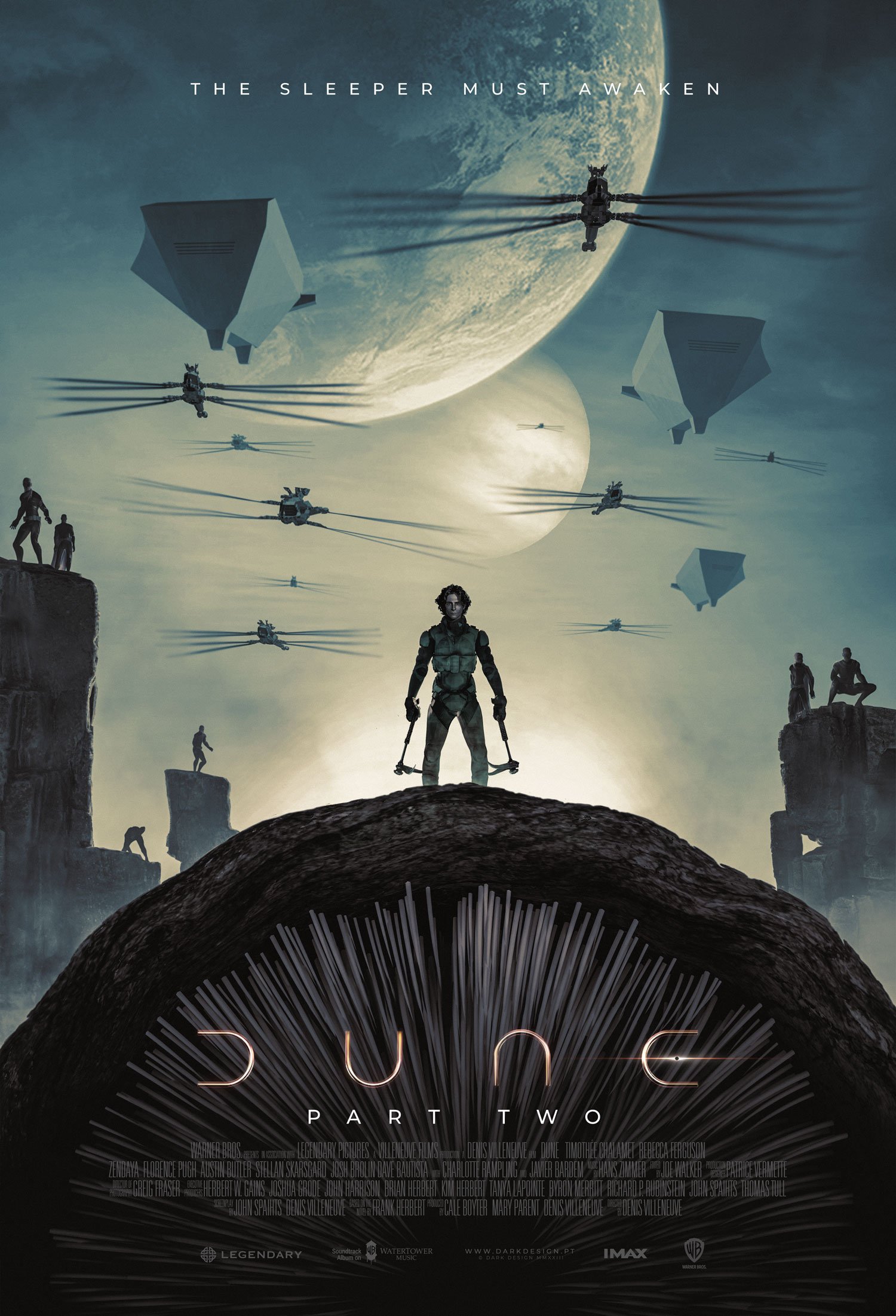 Dune Part Two Theatrical Concept Poster by Dark Design (Nuno Sarnadas)