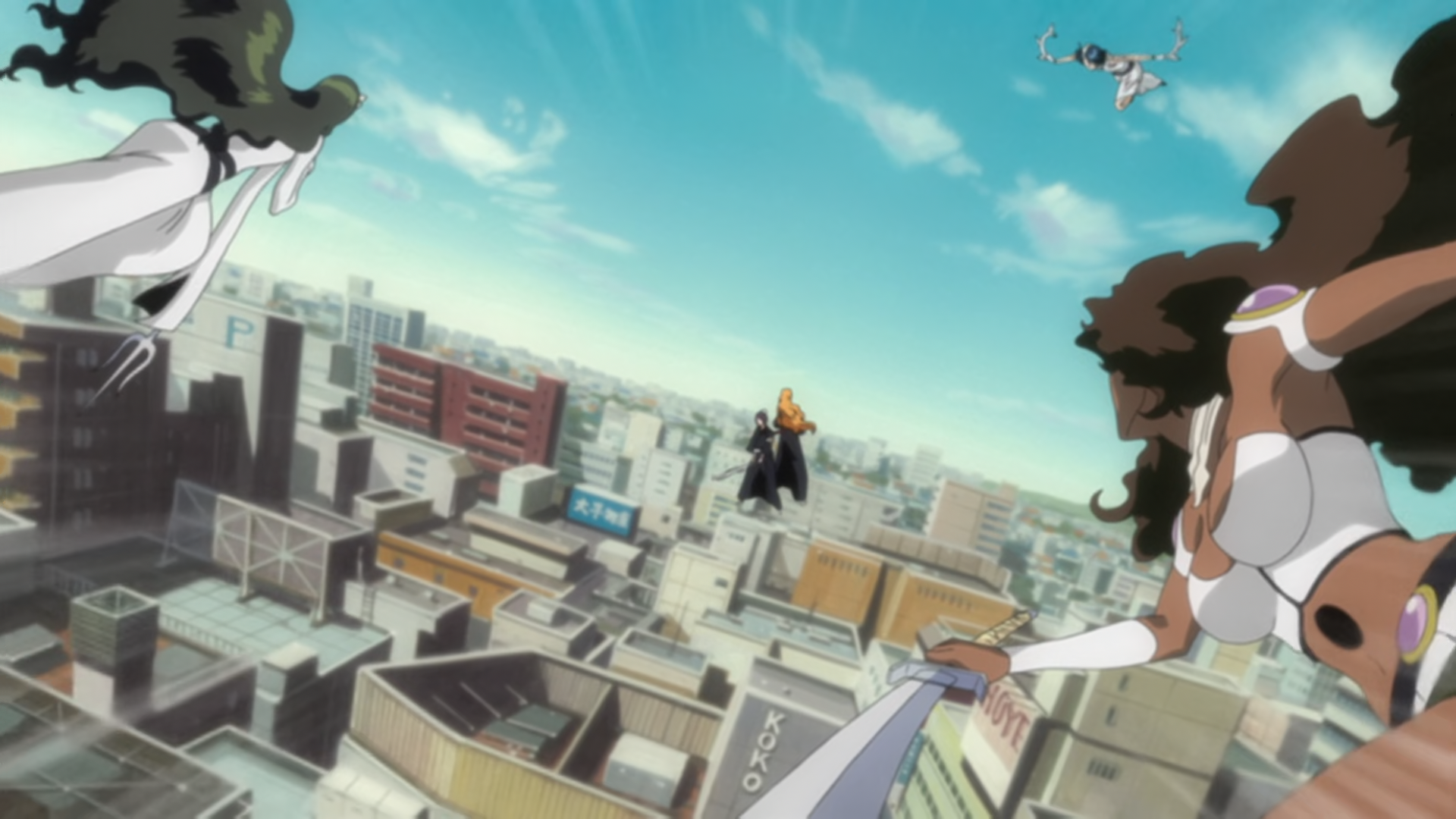 Rangiku Matsumoto And Momo Hinamori Vs. Emilou Apacci, Franceska Mila Rose, And Cyan Sung Sun