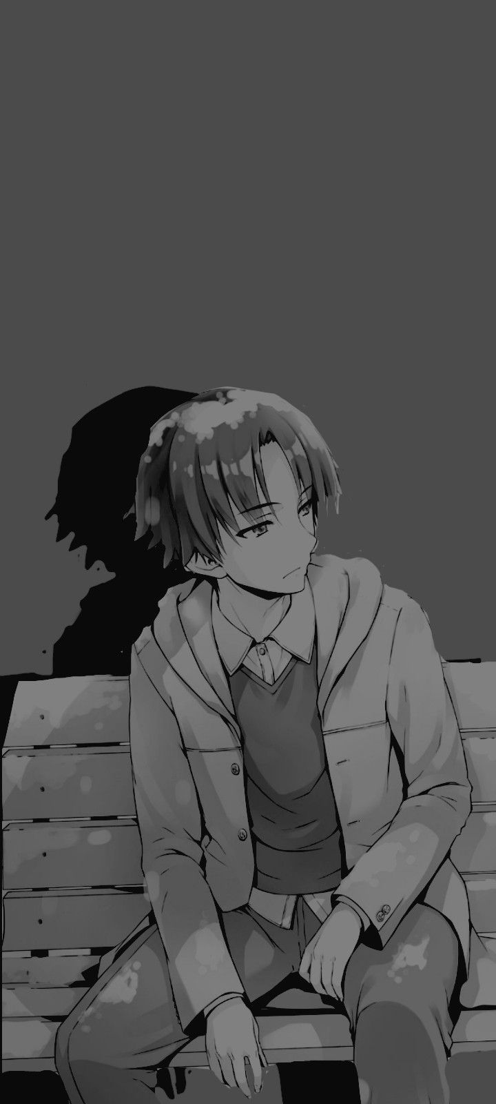 classroom of elite wallpaperシ︎. Anime shadow, Anime monochrome, Aesthetic anime