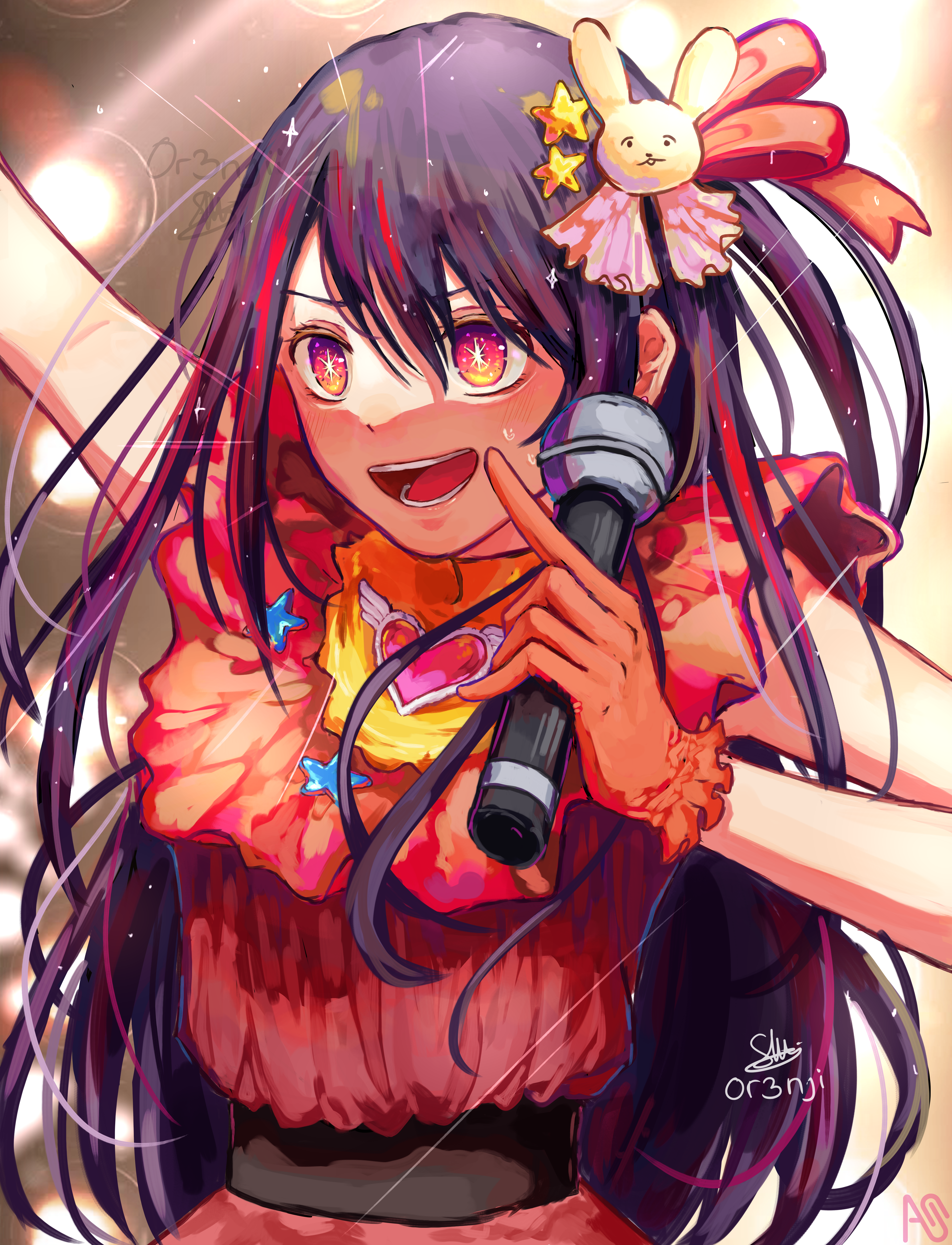 Hoshino Ai Oshi no ko 0r3njii ART street