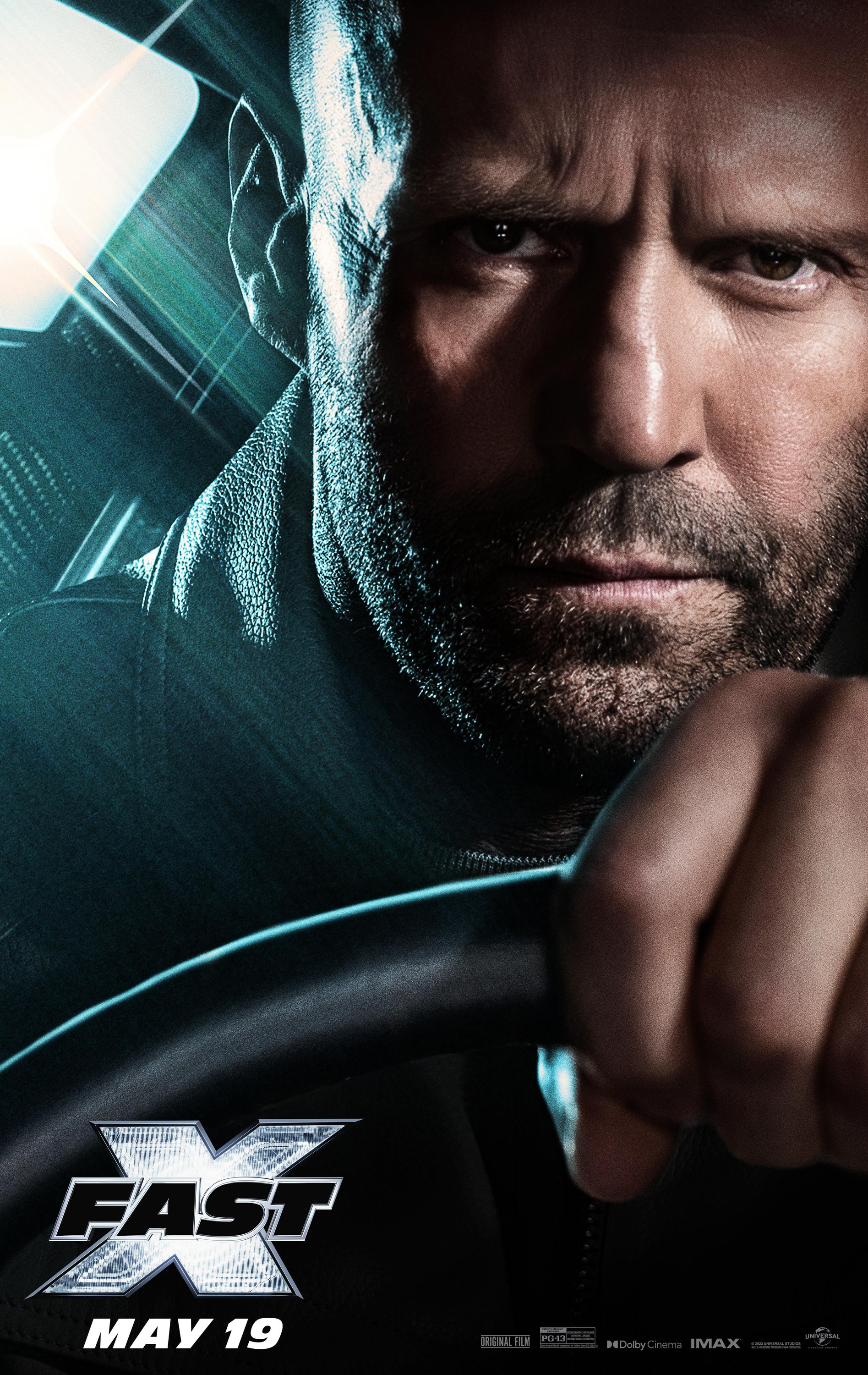 Fast X (Jason Statham, Deckard Shaw) Movie Poster