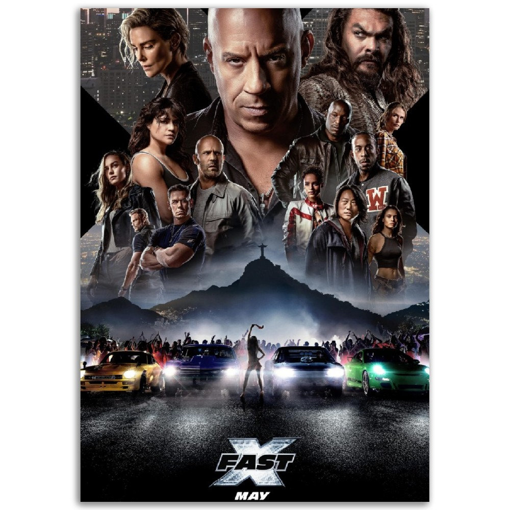 Fast X Movie Poster High Quality Fast and Furious 10 Wall Art