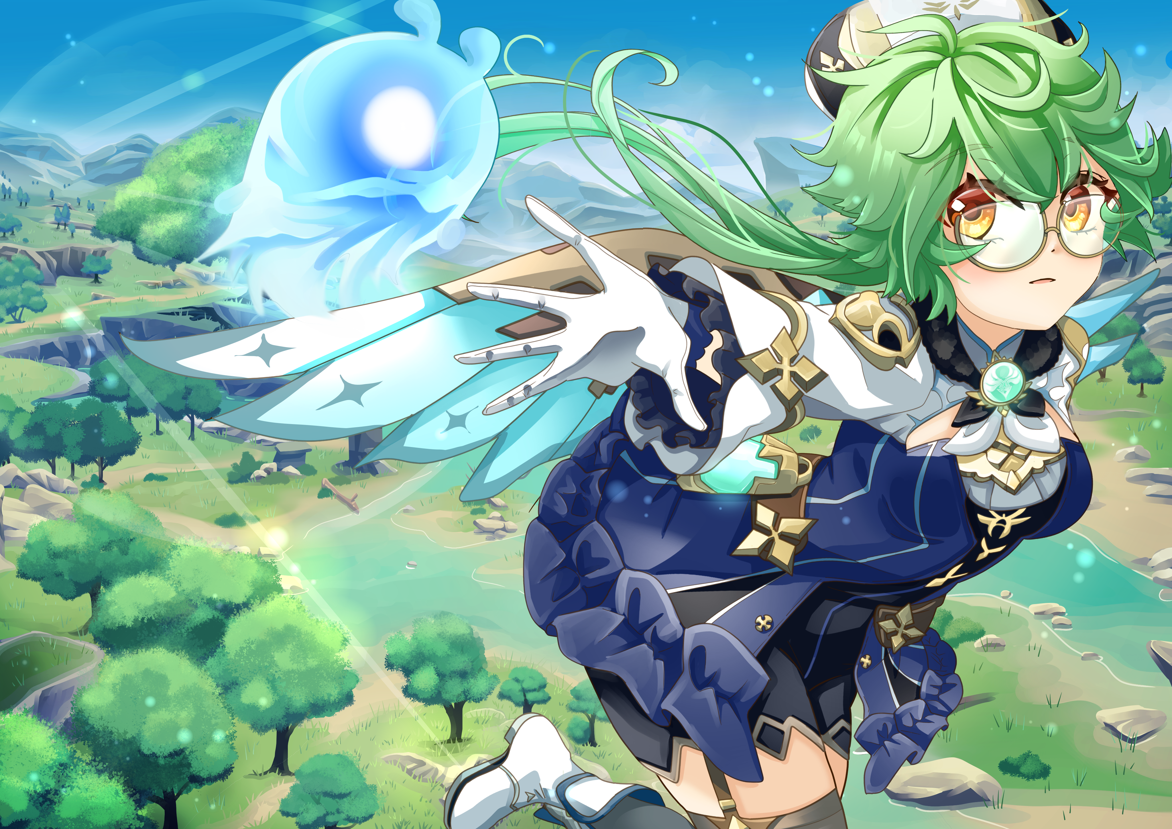 Sucrose (Genshin Impact) 4K, Sucrose (Genshin Impact) Gallery HD Wallpaper