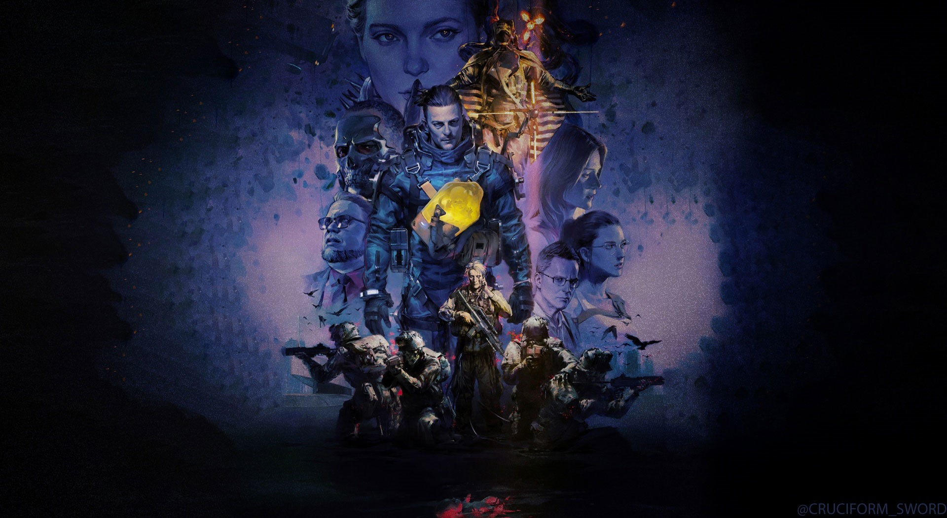 Video Games, Hideo Kojima, Games Posters, In Game, Kojima Productions, Death Stranding, Screen Shot, Game Art Gallery HD Wallpaper