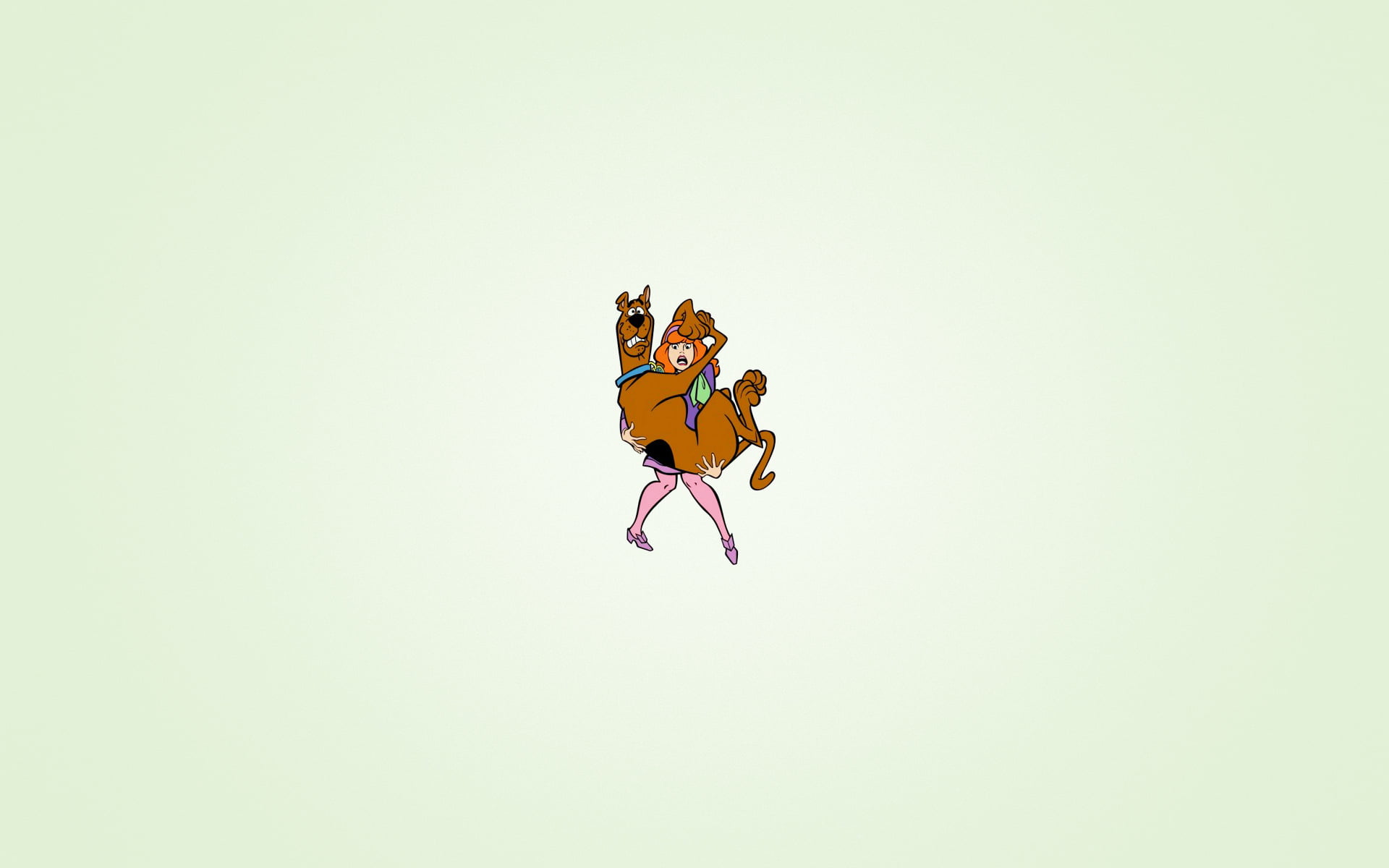 Wallpaper / Activity, Character, Outdoors, Mid Air, Fun, Minimalism, Scooby, Humor, Scooby Doo, Daphne, Copy Space, Leisure Activity, Day, 1080P, Doo, Enjoyment, Vitality Free Download