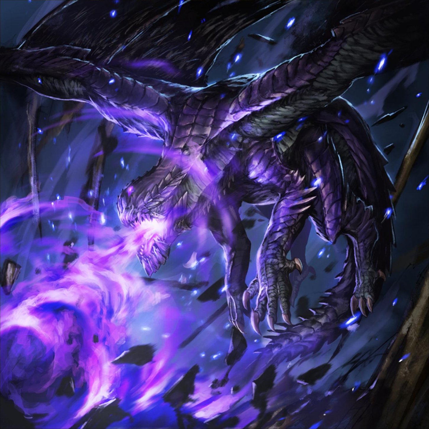 Kogath Gore Magala unit card from this update looks really nice, but it's kinda hard to notice the mind control stone on it. Too much purple