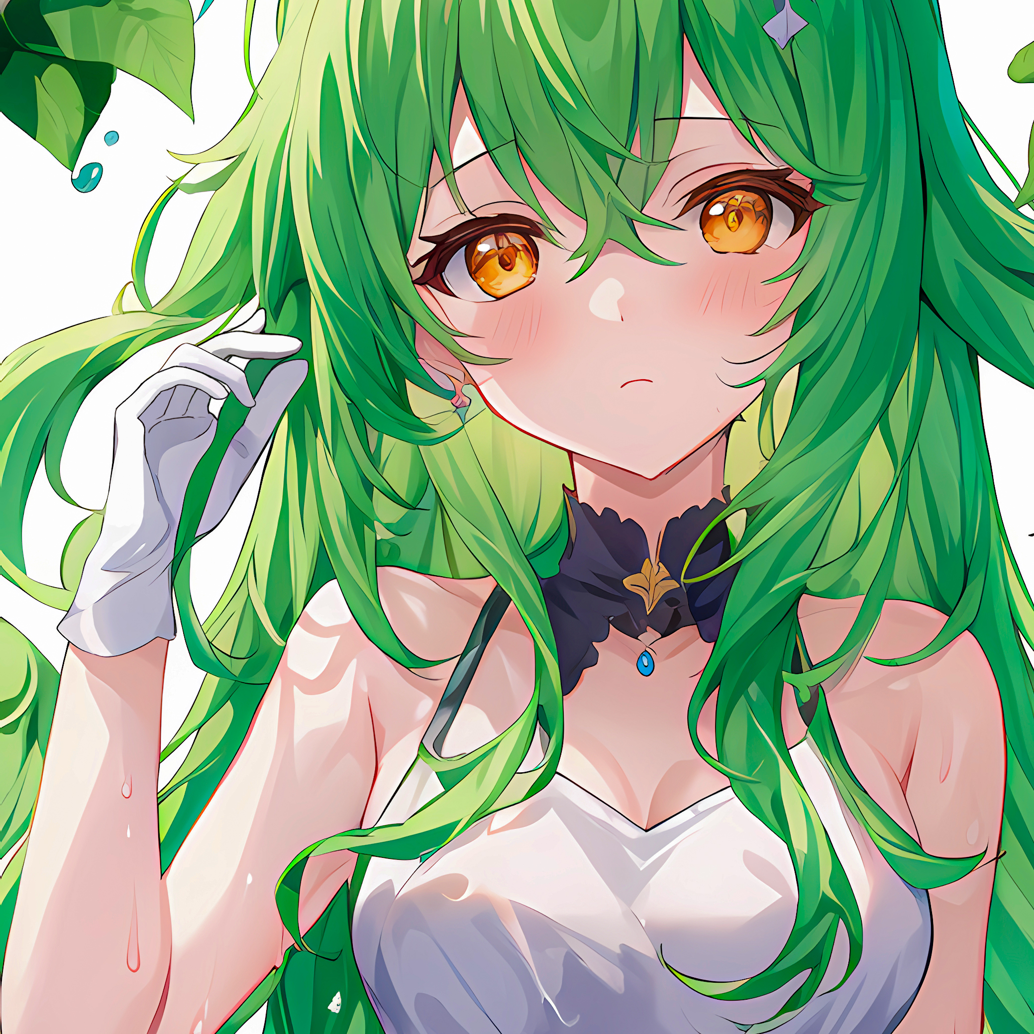 Wallpaper, anime girls, Genshin Impact, Sucrose Genshin Impact 2078x2078 - 天泽一夏