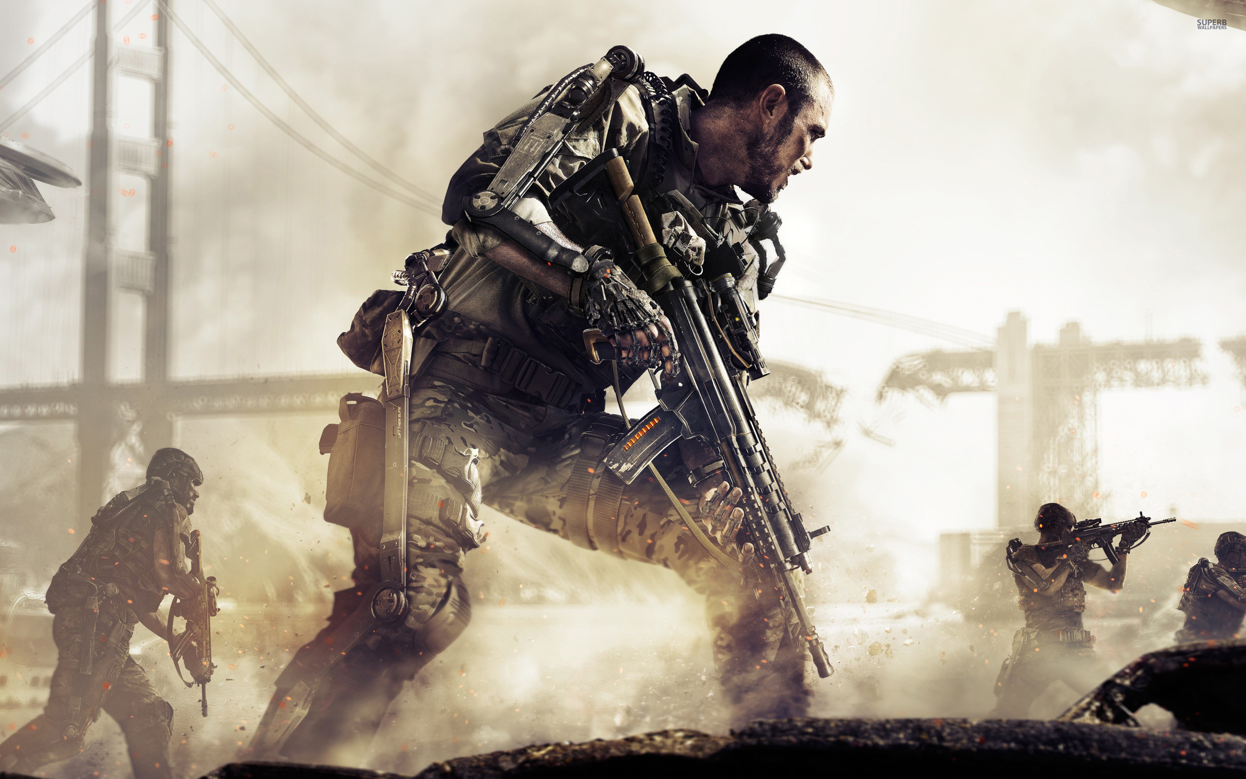 of Duty: Advanced Warfare Exoskeleton Suit Wallpaper. Beautiful Wallpaper. Warfare and Wallpaper